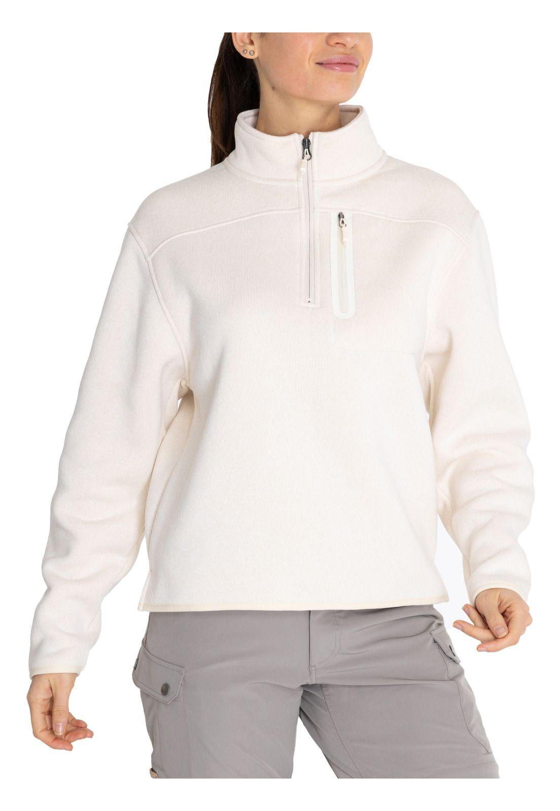 Polar Fibras Recicladas Beige Amber Mujer -4