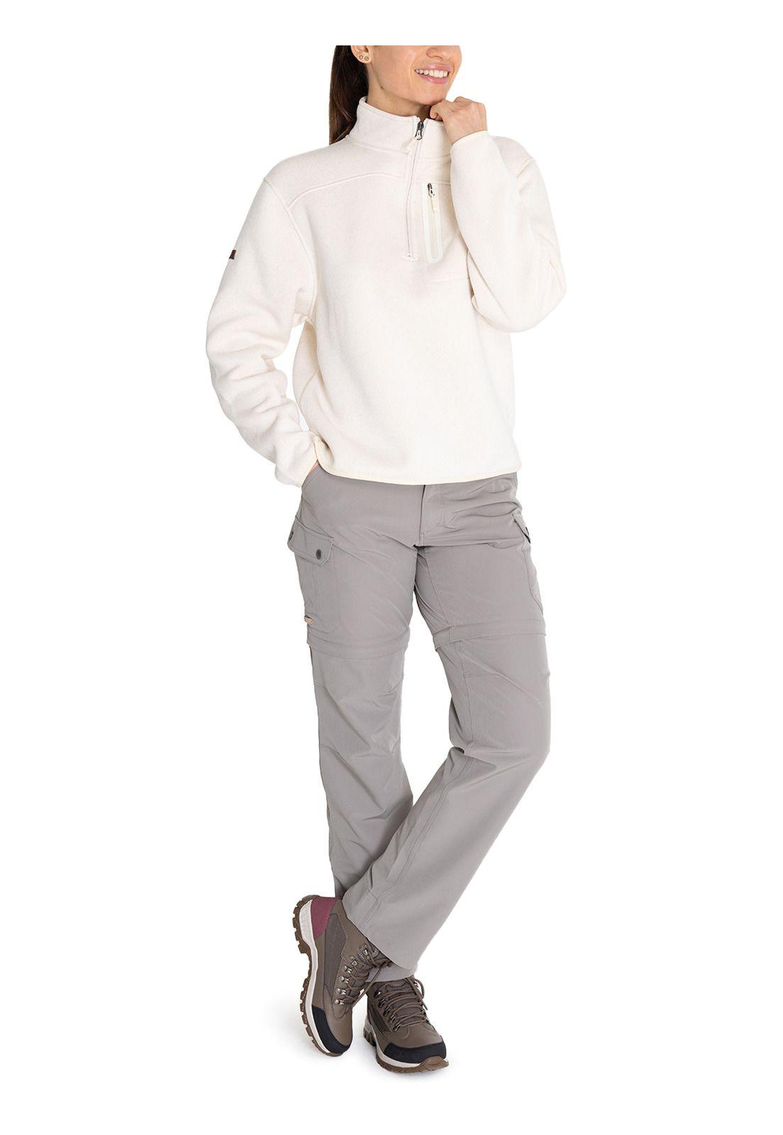 Polar Fibras Recicladas Beige Amber Mujer -9