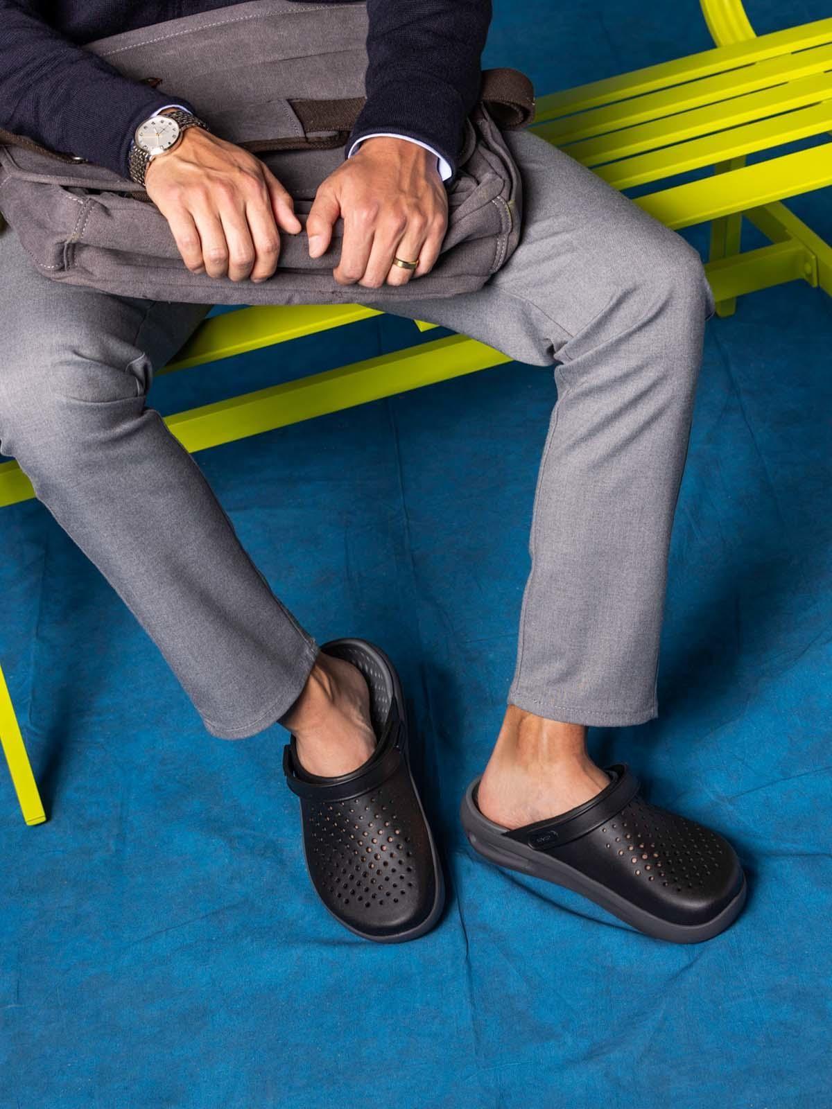 Zueco Crocs Hombre Inmotion Clog Negro-1