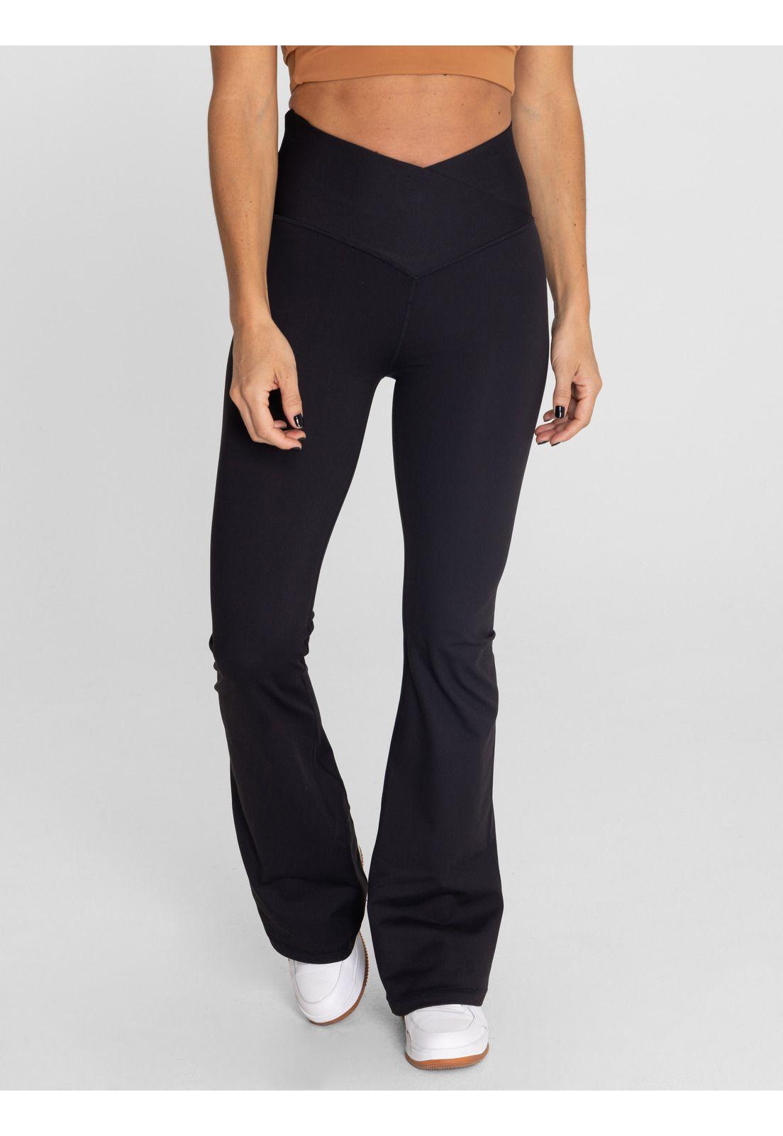 Calza tiro alto Mujer Hr Flared Legging Negra-1