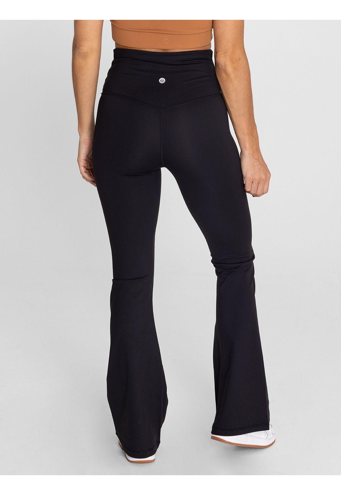 Calza tiro alto Mujer Hr Flared Legging Negra-3