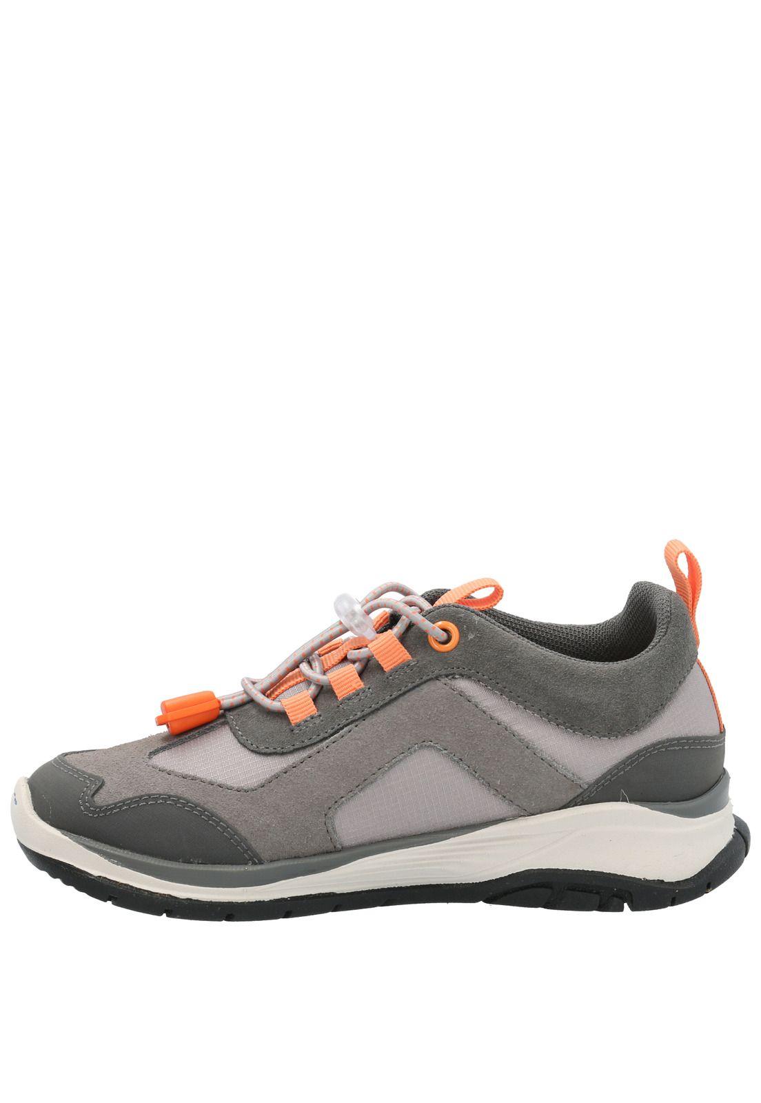 Zapatilla Cuero Niño Fastland Café-7