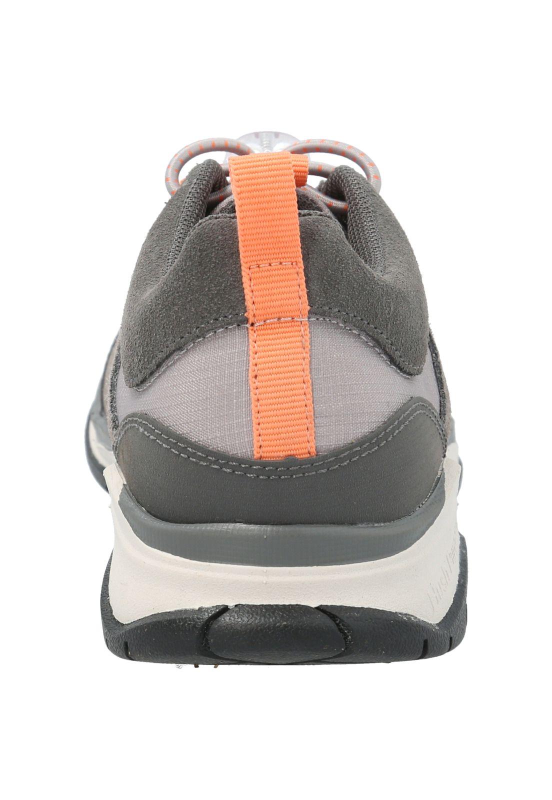 Zapatilla Cuero Niño Fastland Café-8