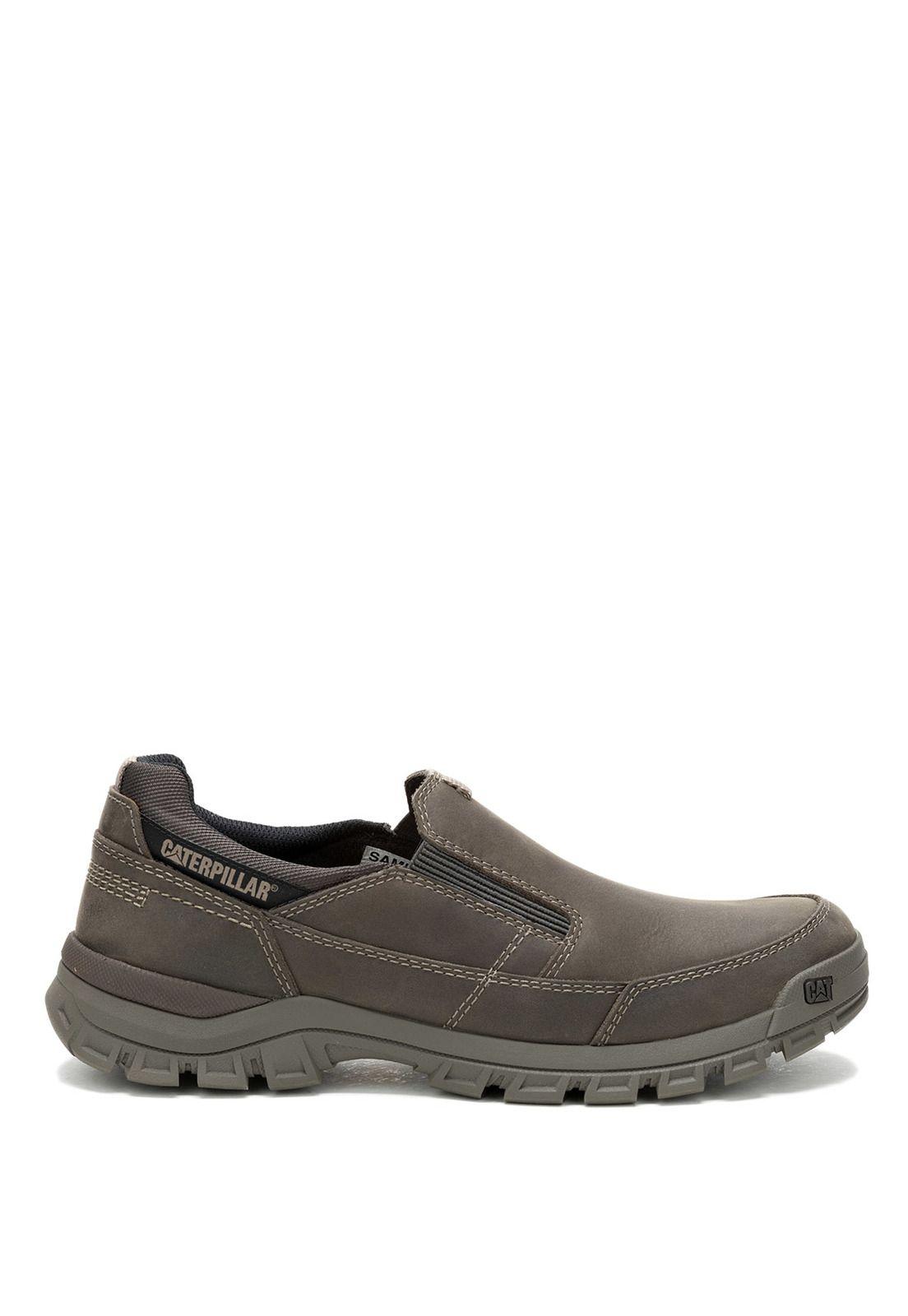 Zapatilla Cuero Hombre Threshold Slip On Gris Pardo-1