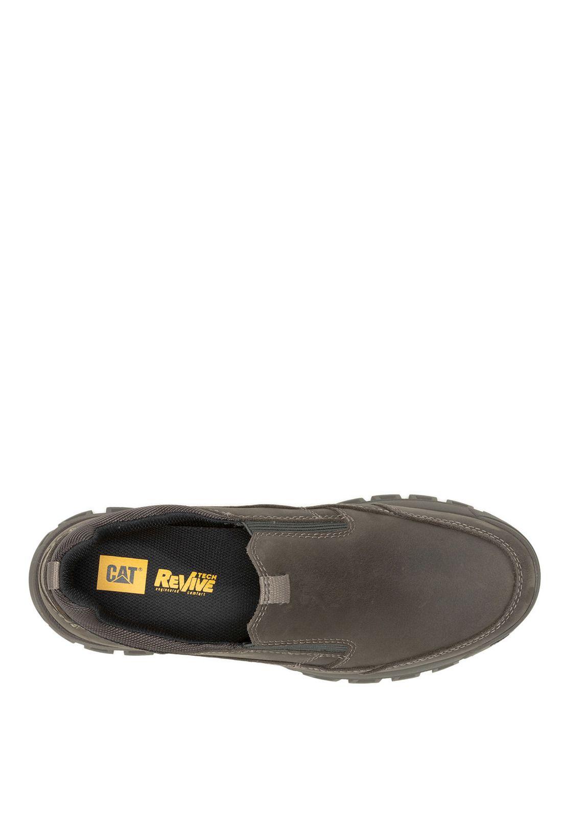 Zapatilla Cuero Hombre Threshold Slip On Gris Pardo-6