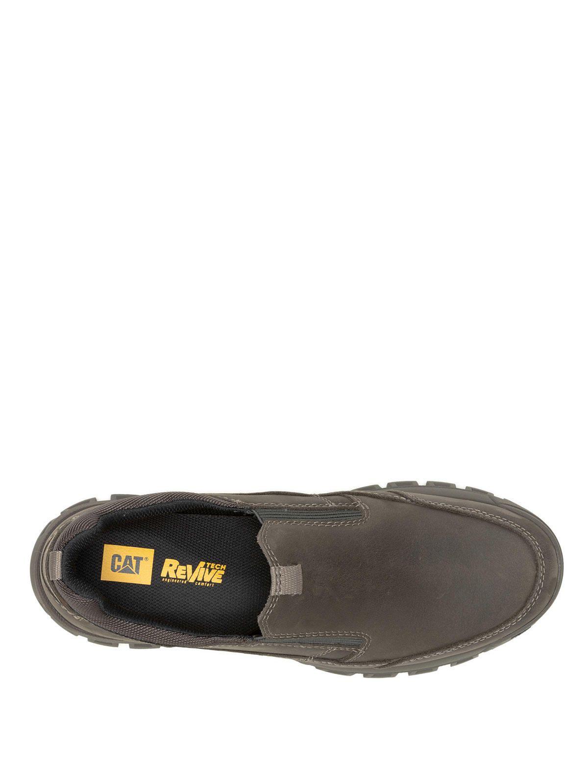 Zapatilla Cuero Hombre Threshold Slip On Gris Pardo-6