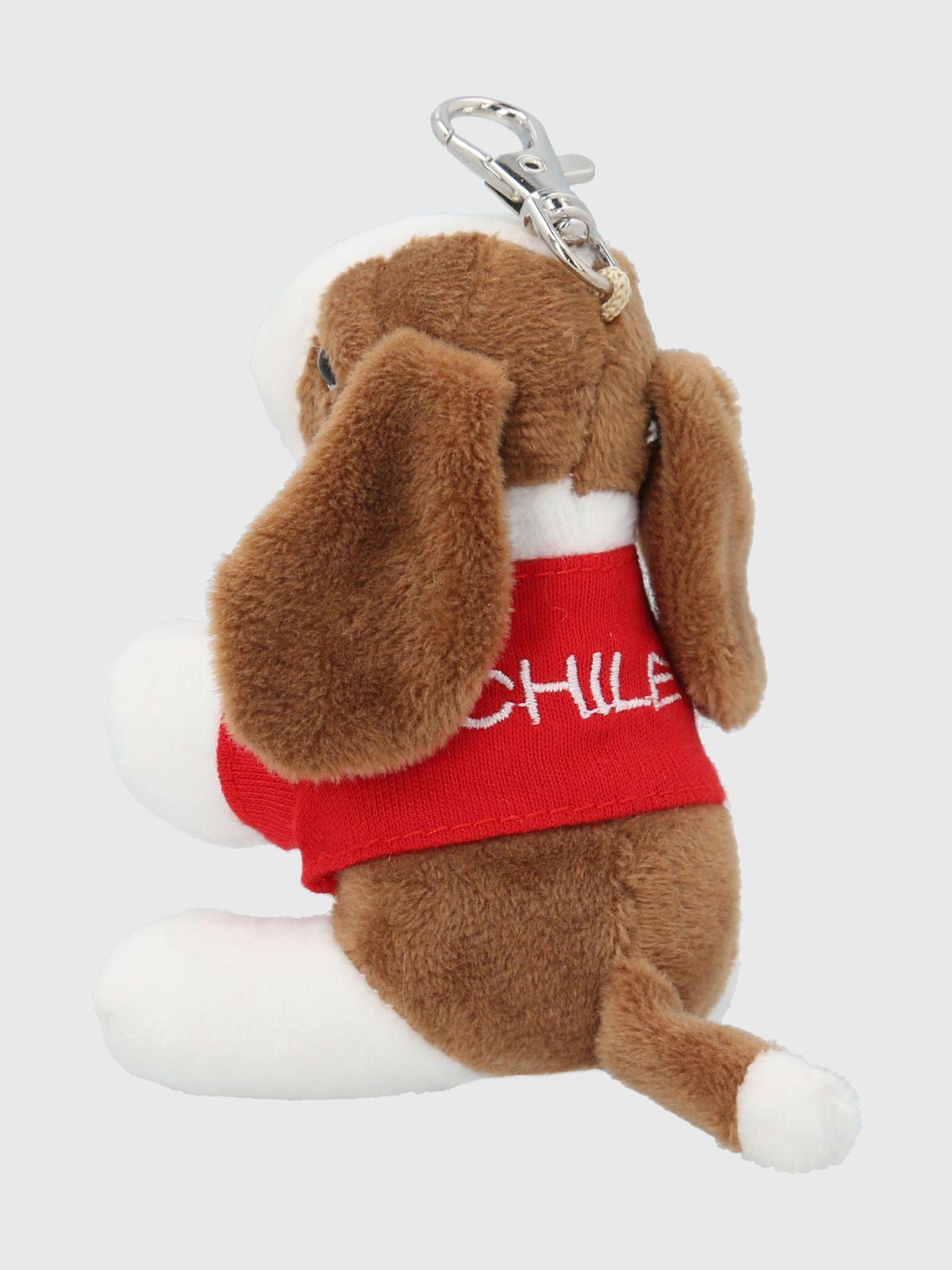 Peluche Perro Hush Puppies Hound Keyring Futbol Café-3