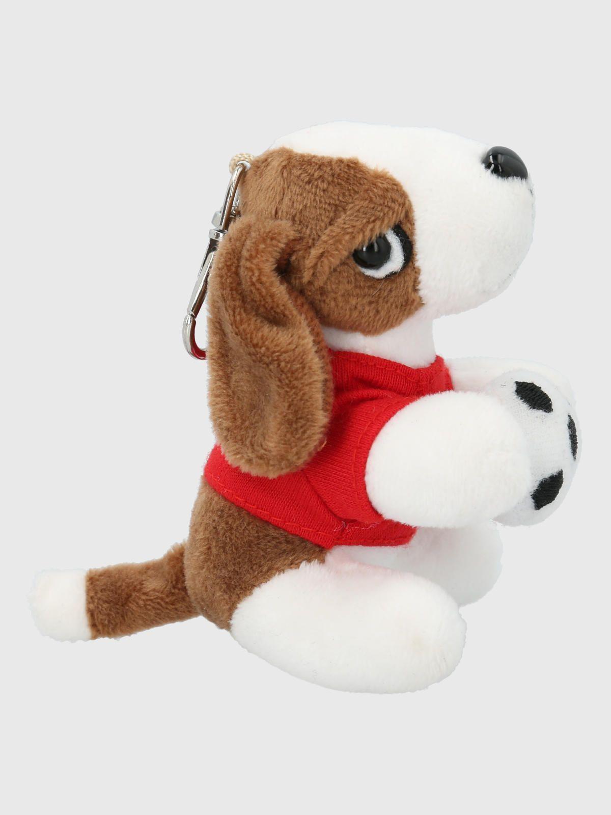 Peluche Perro Hush Puppies Hound Keyring Futbol Café-1