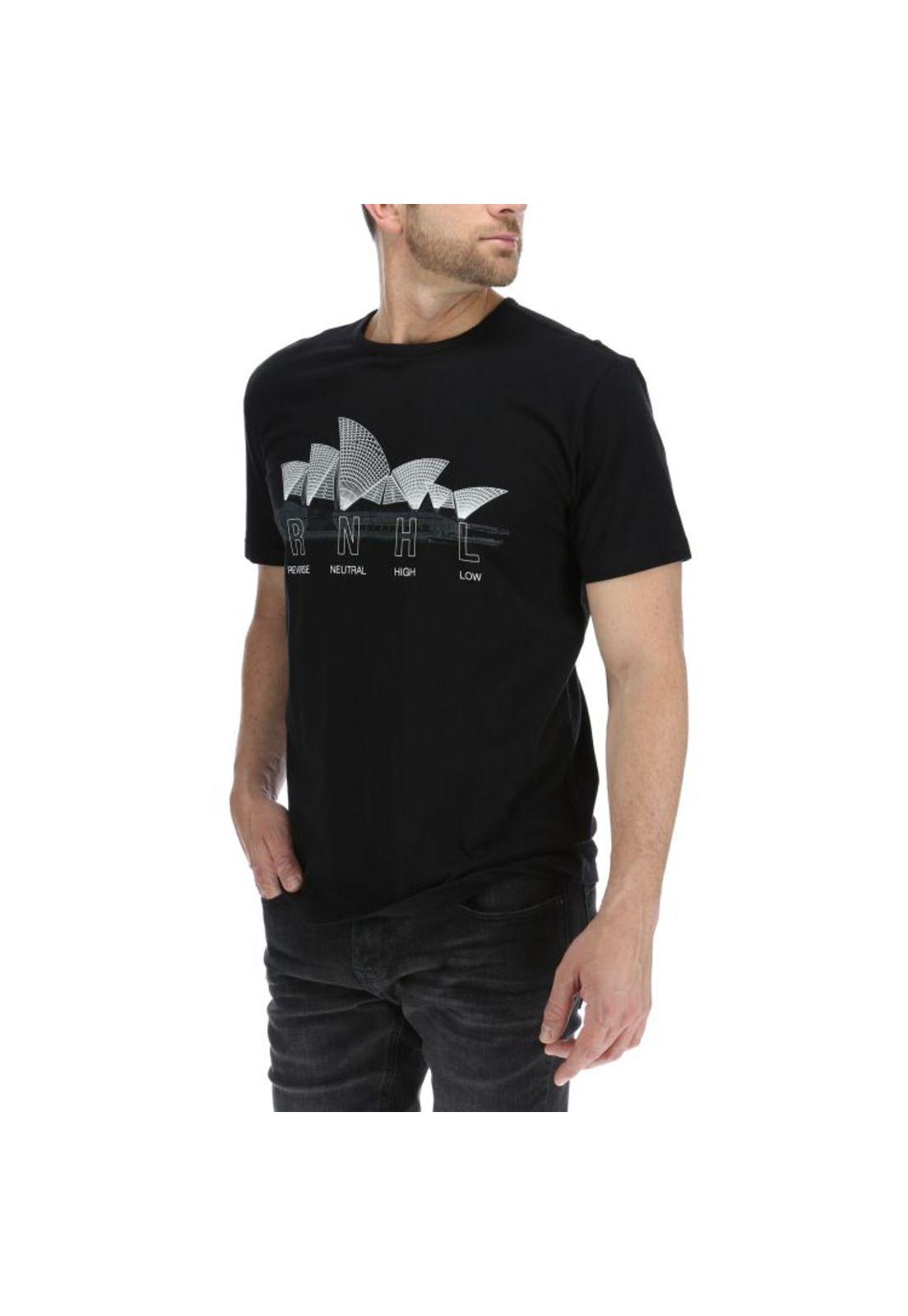 Polera Mc Hombre Sydney Tee Negro-1