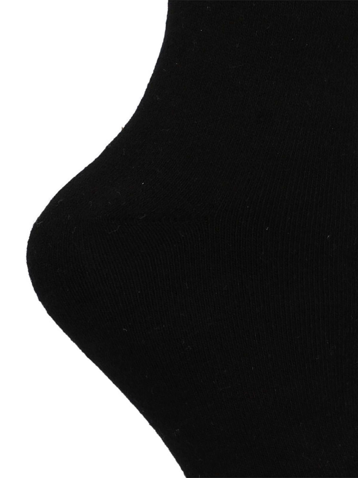 Calcetín Algodón Mujer Heavy Classic Negro-1