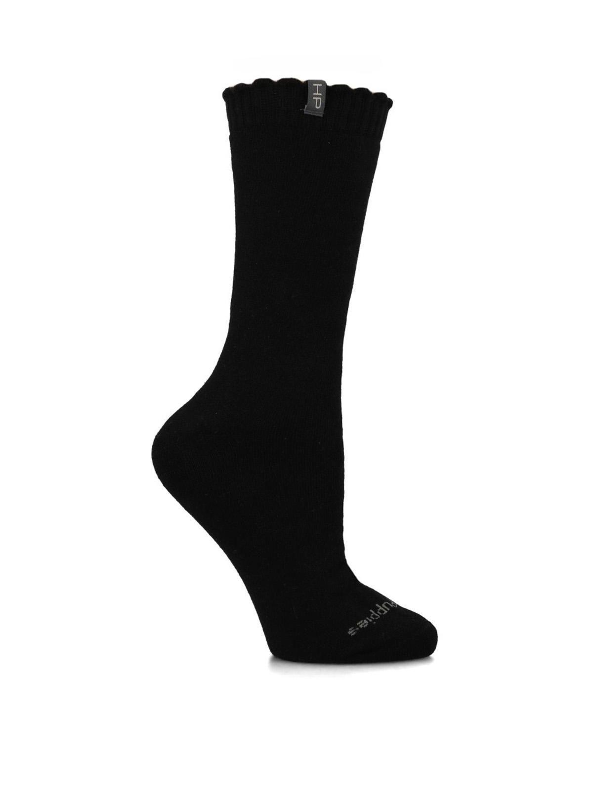 Calcetín Algodón Mujer Heavy Classic Negro-0