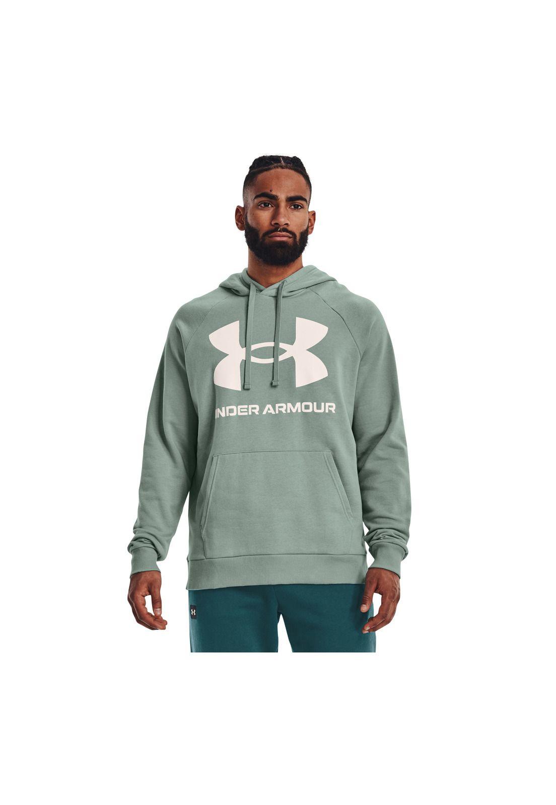 Polerón Hombre Rival Fleece Bi L Hd Gris-2