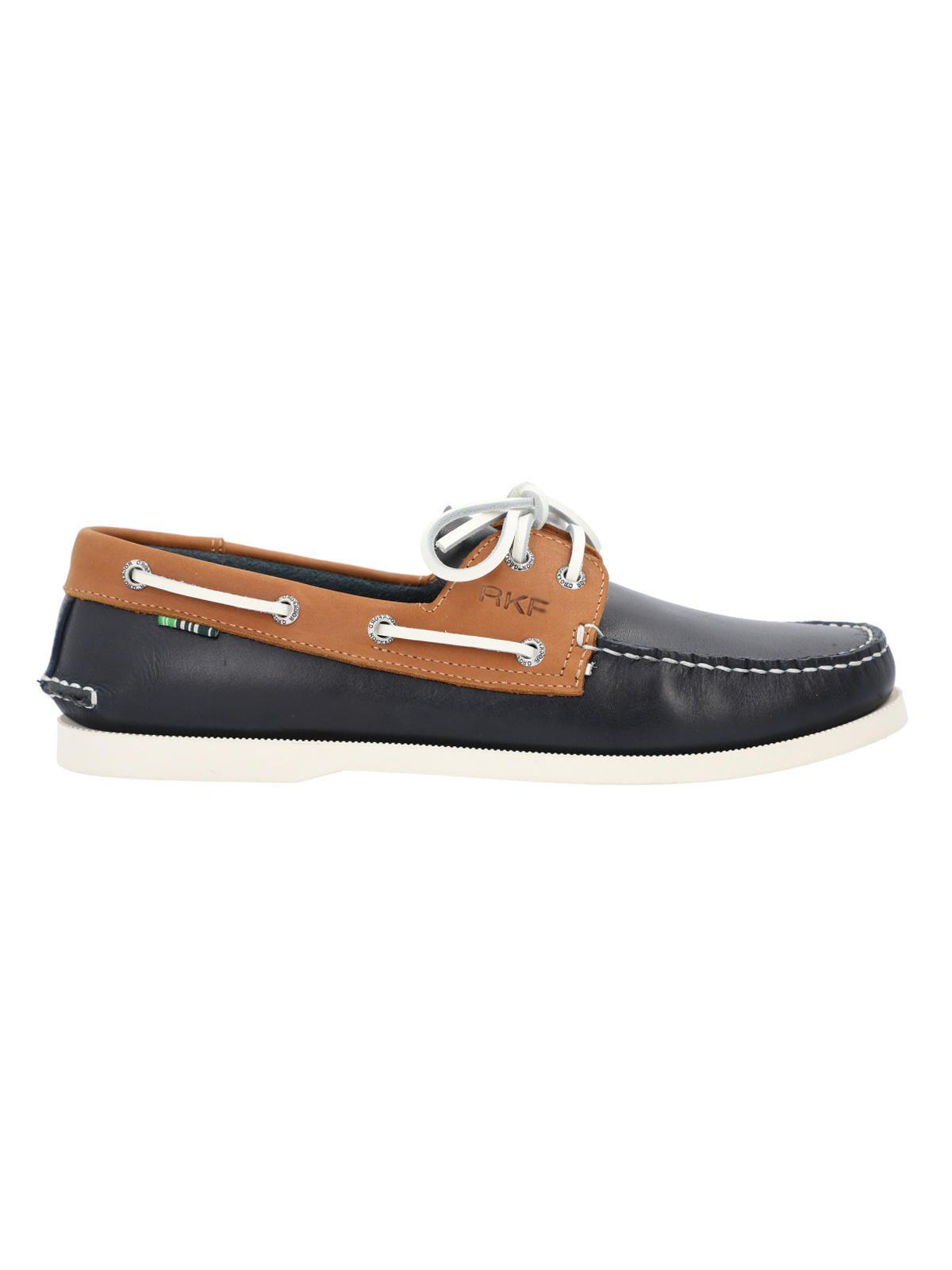 Zapato Cuero Hombre Boat Naranja-0