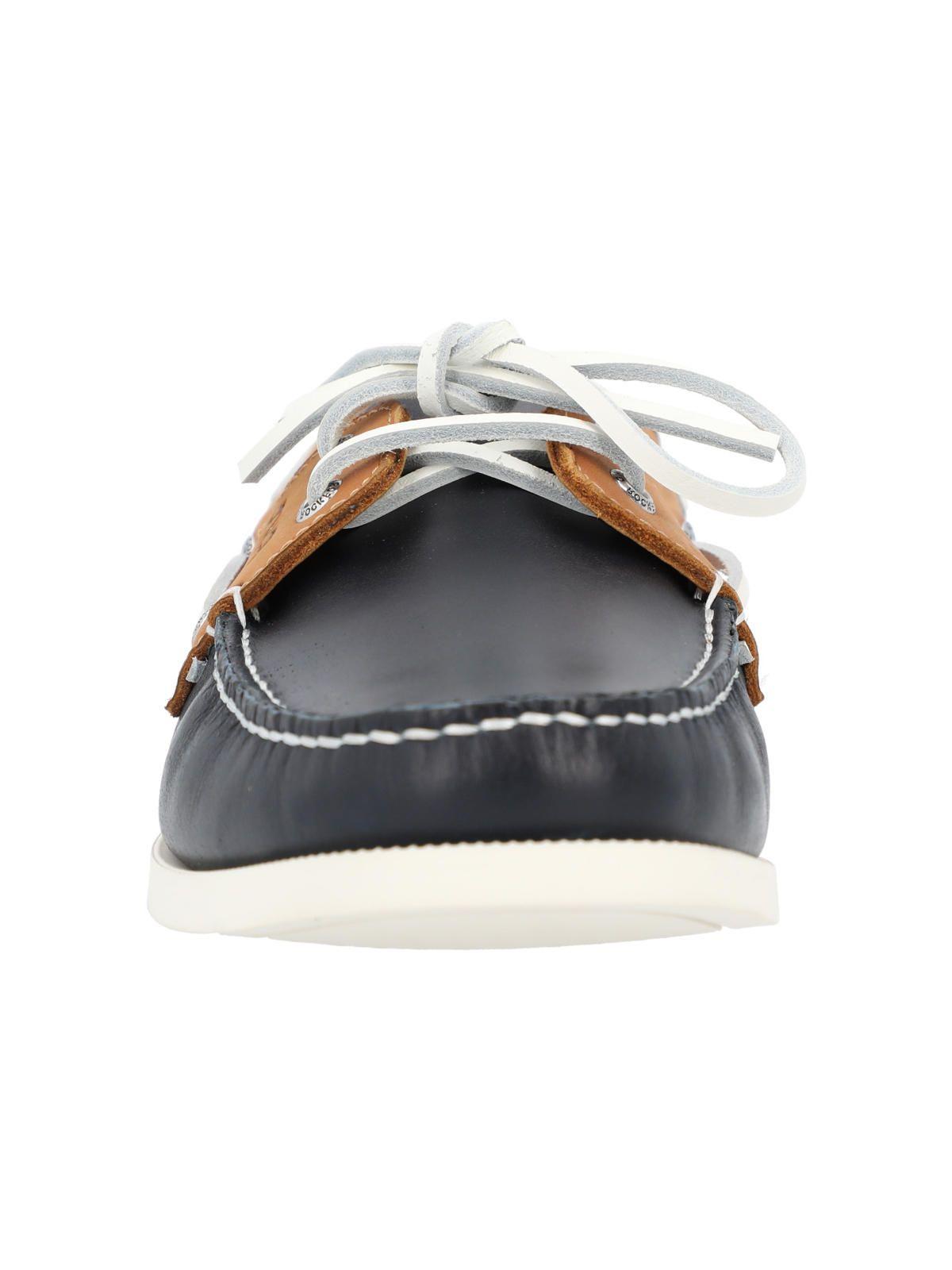 Zapato Cuero Hombre Boat Naranja-3