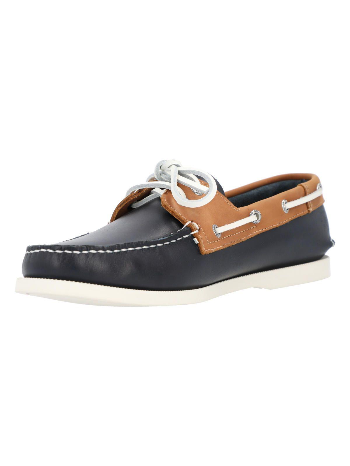 Zapato Cuero Hombre Boat Naranja-4