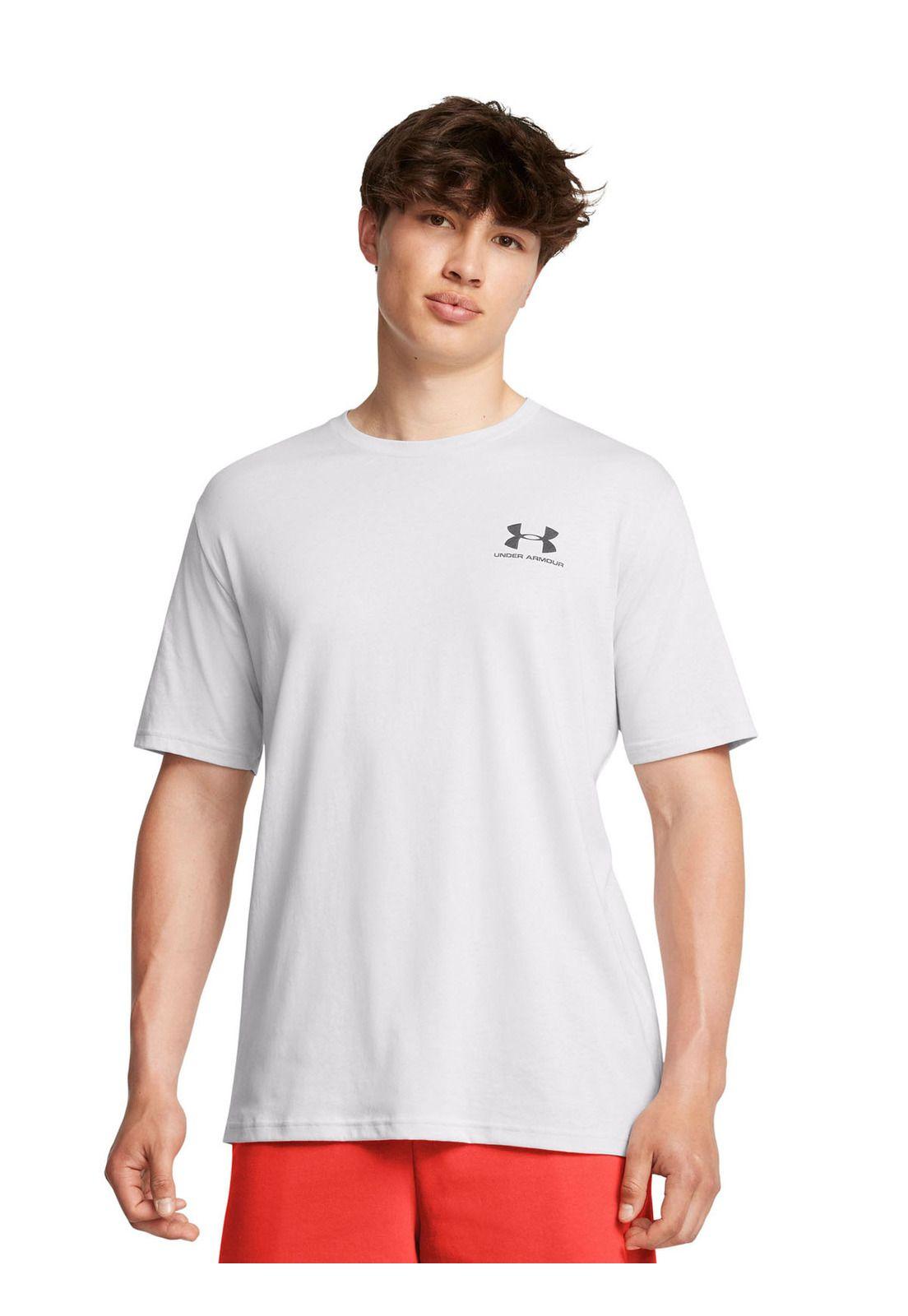 Polera manga corta Sportstyle hombre Gris-3