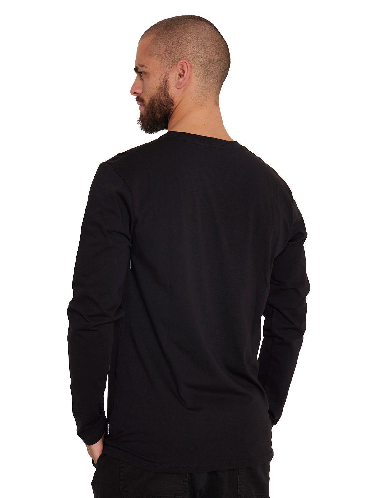Polera Manga Larga Hombre Negro-3