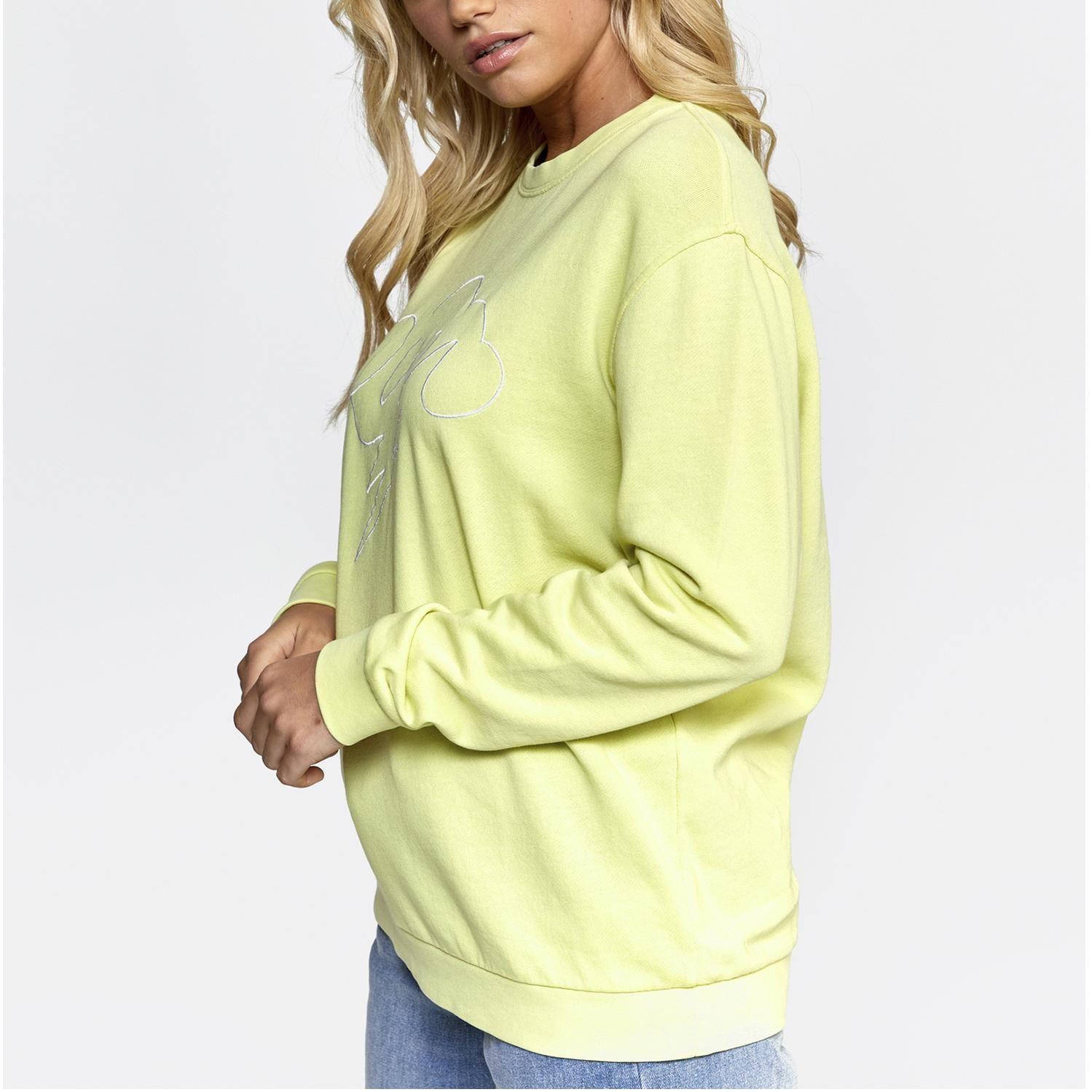Poleron Mujer Struck Pullover Amarillo-4