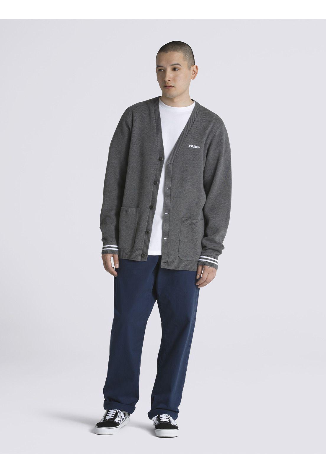 Cardigan Hombre Halecrest Gris Oscuro -3