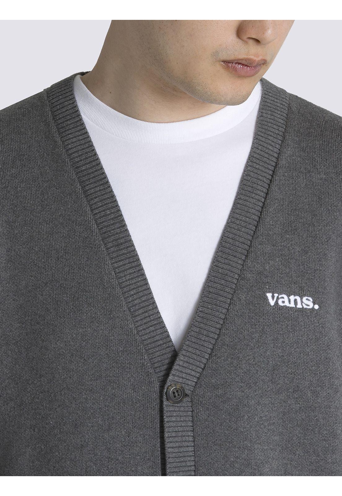 Cardigan Hombre Halecrest Gris Oscuro -4