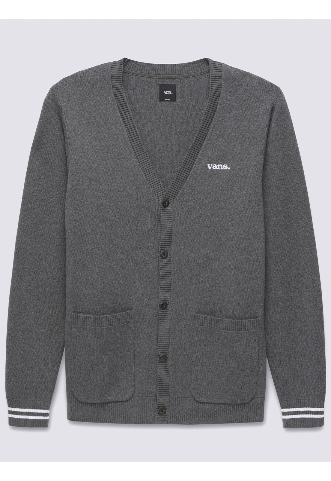 Cardigan Hombre Halecrest Gris Oscuro -5
