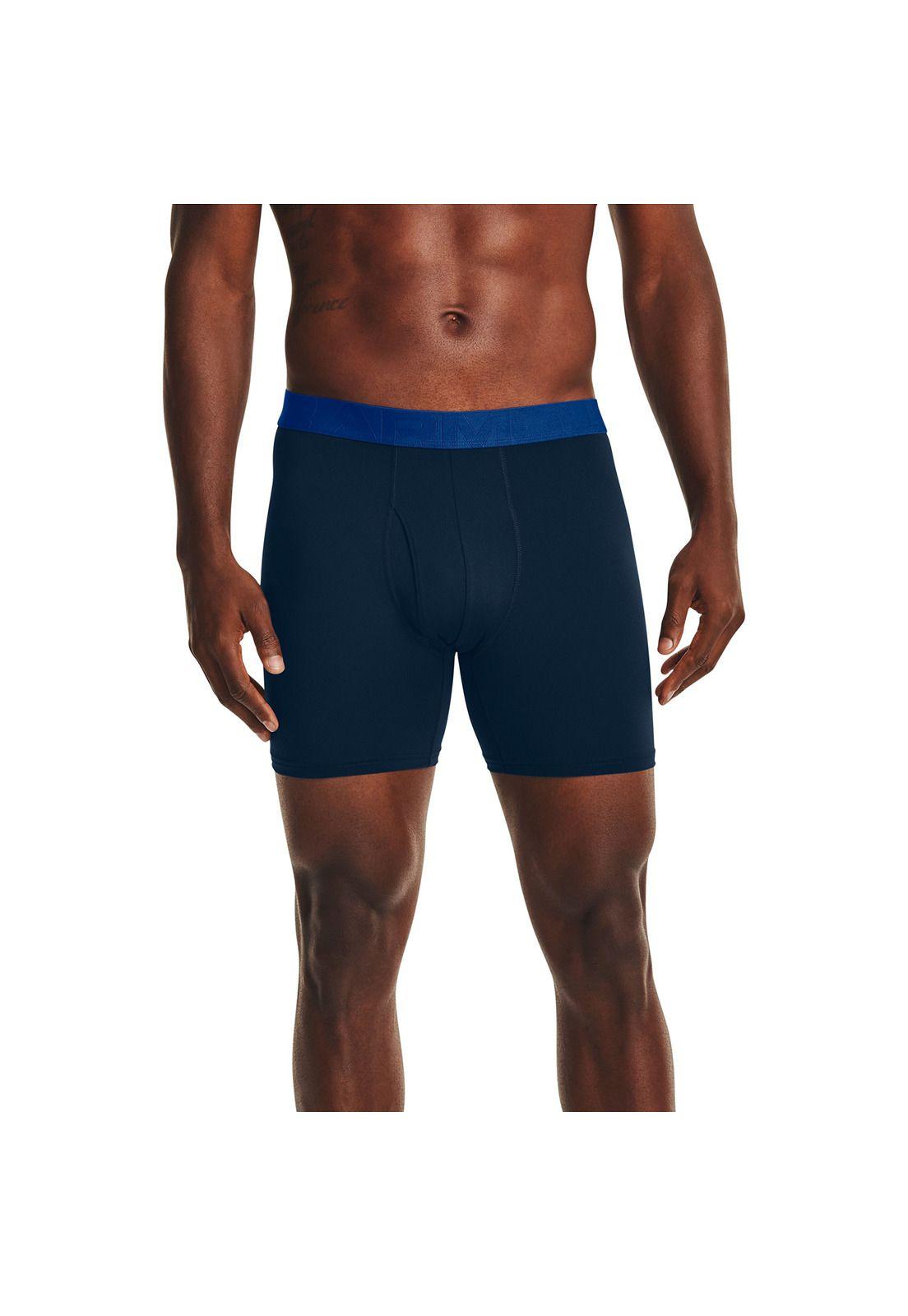 Boxer Hombre Tech Mesh 6In 2 Pack Azul-2