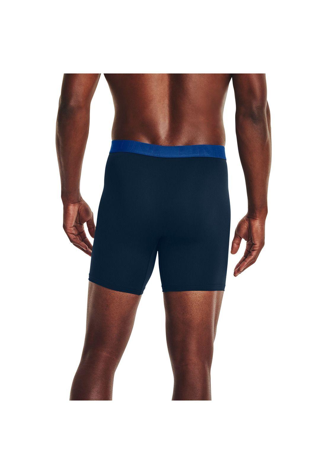 Boxer Hombre Tech Mesh 6In 2 Pack Azul-3