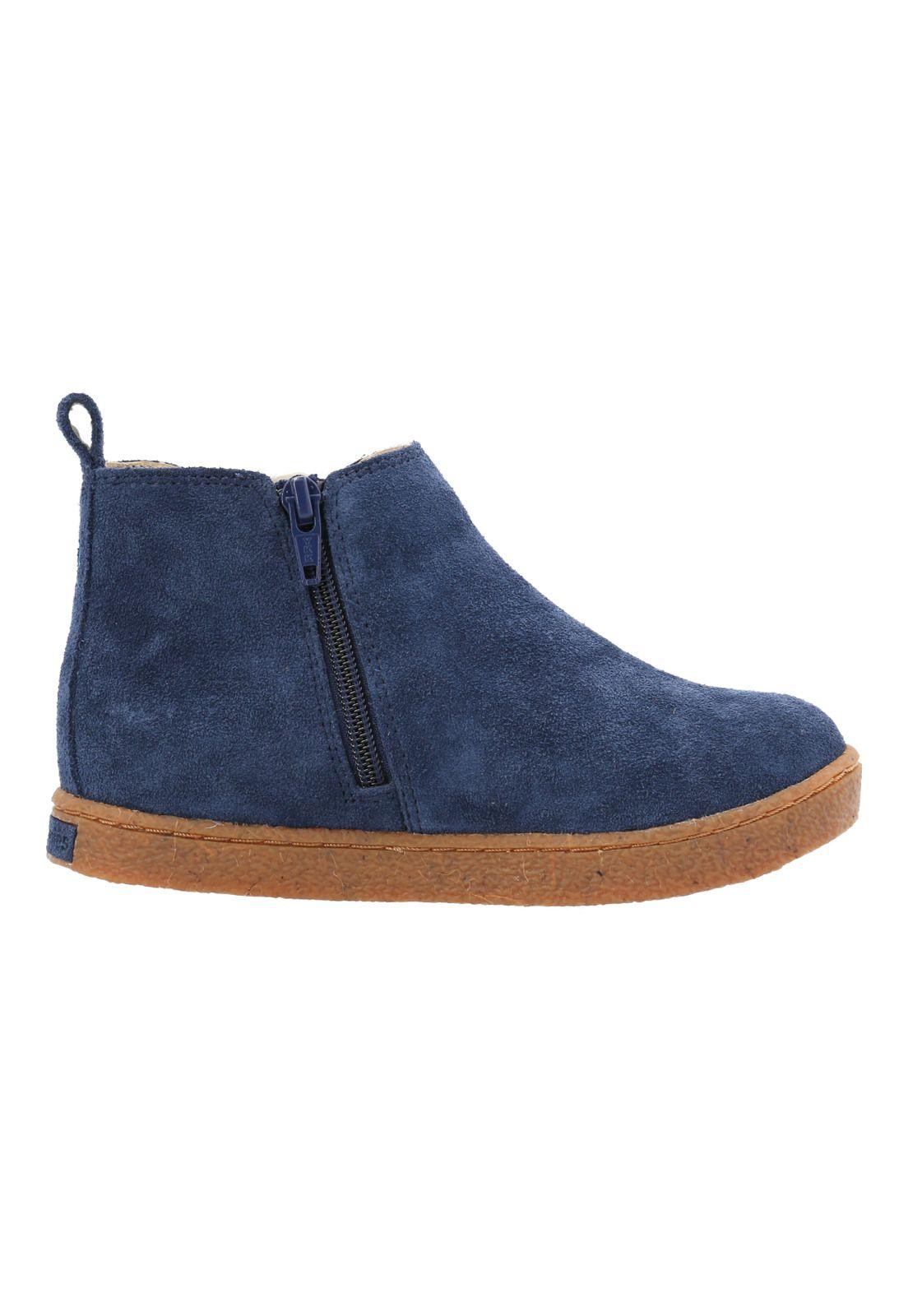 Botin Cuero Piombino Niño Azul-0