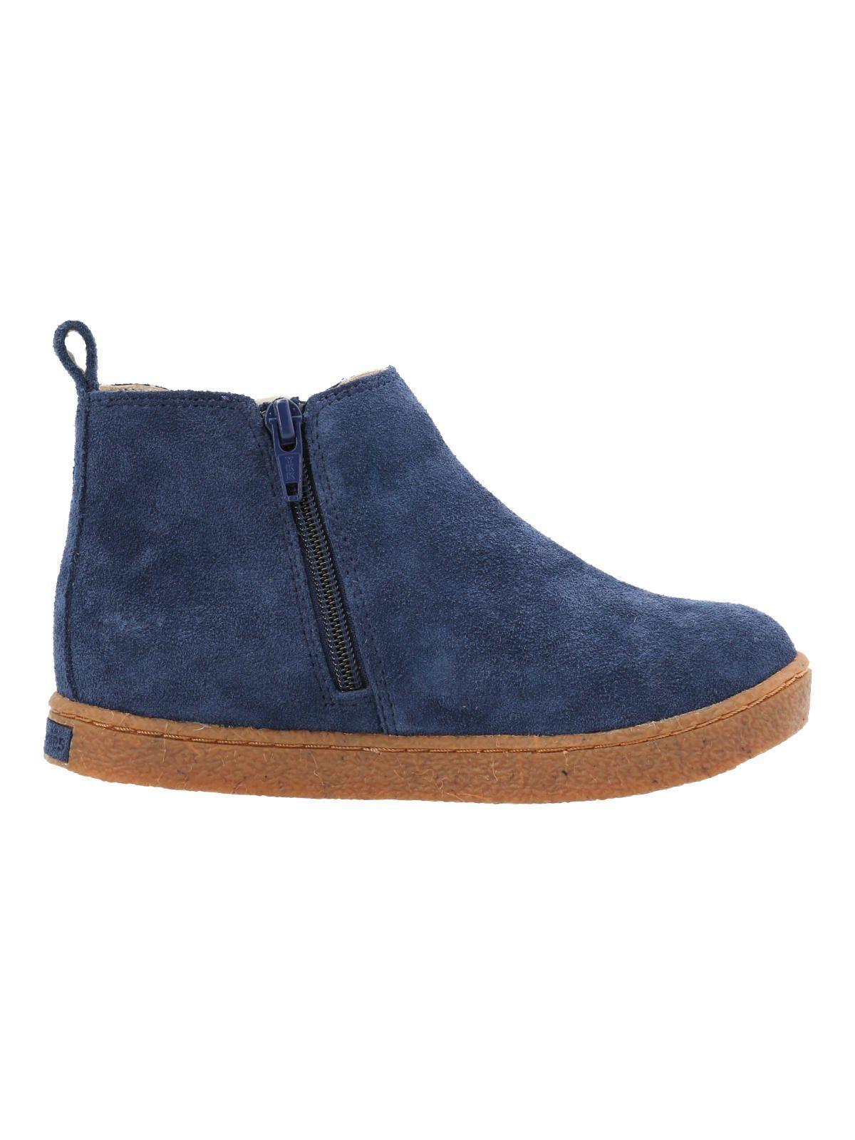 Botin Cuero Piombino Niño Azul-0