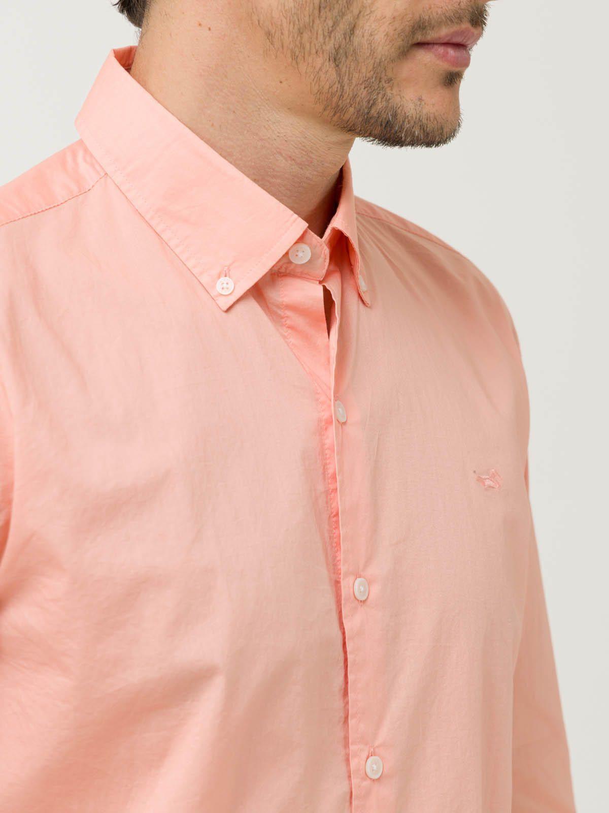 Camisa Algodón Orgánico Hombre Soft Naranjo-7