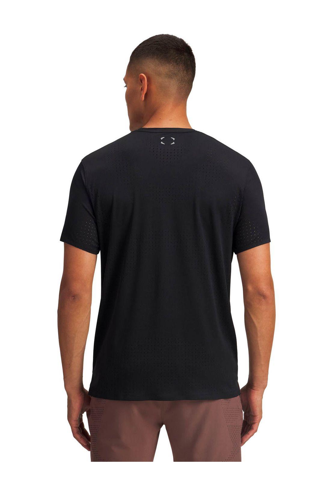 Polera Manga Corta Training para hombre Halo Vent negro  -4