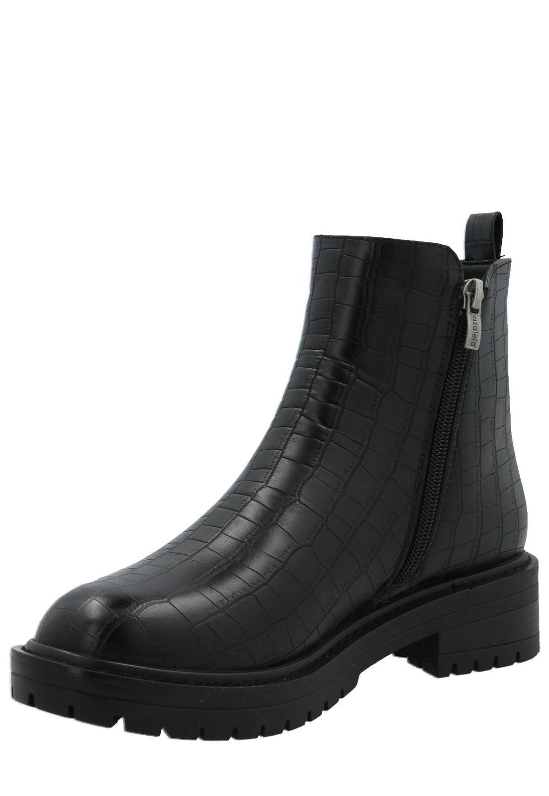 Botín Compostela Mujer Negro-4