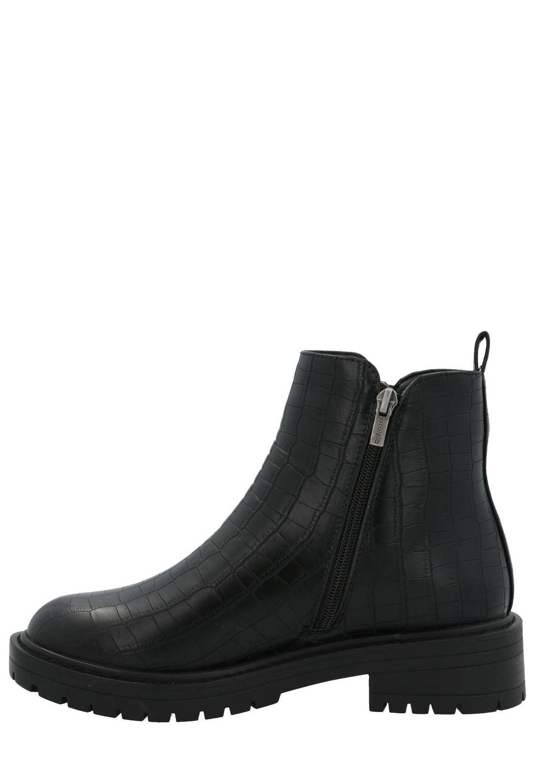 Botín Compostela Mujer Negro-5