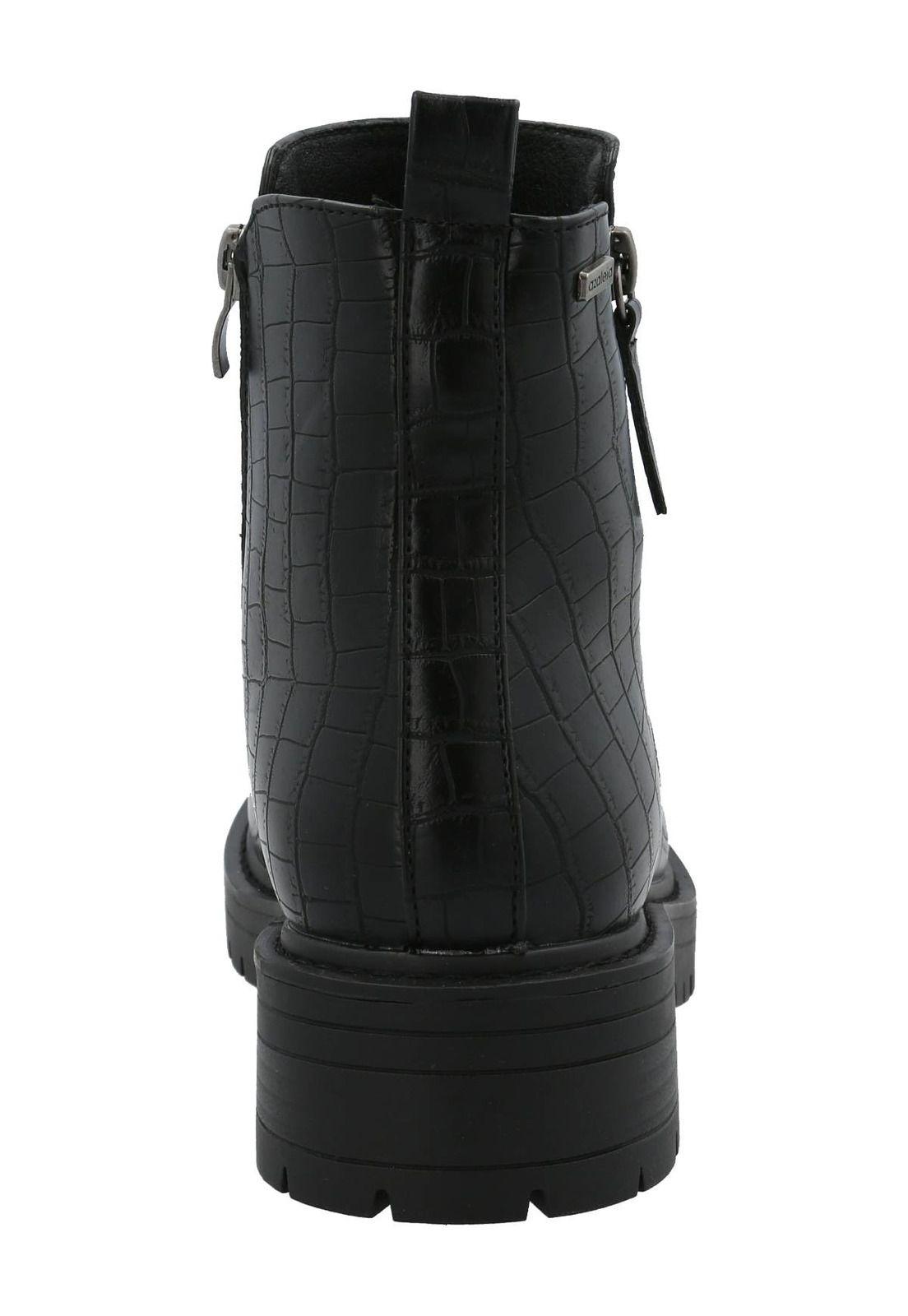 Botín Compostela Mujer Negro-6