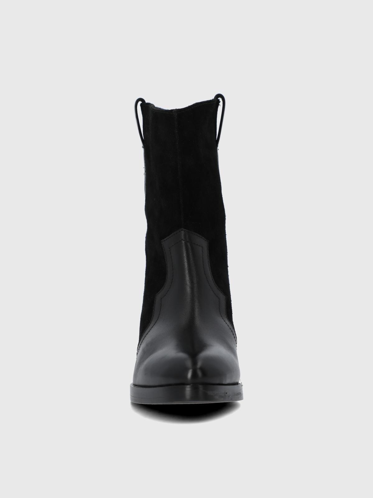 Bota Cuero Mujer Denvera Negra-3