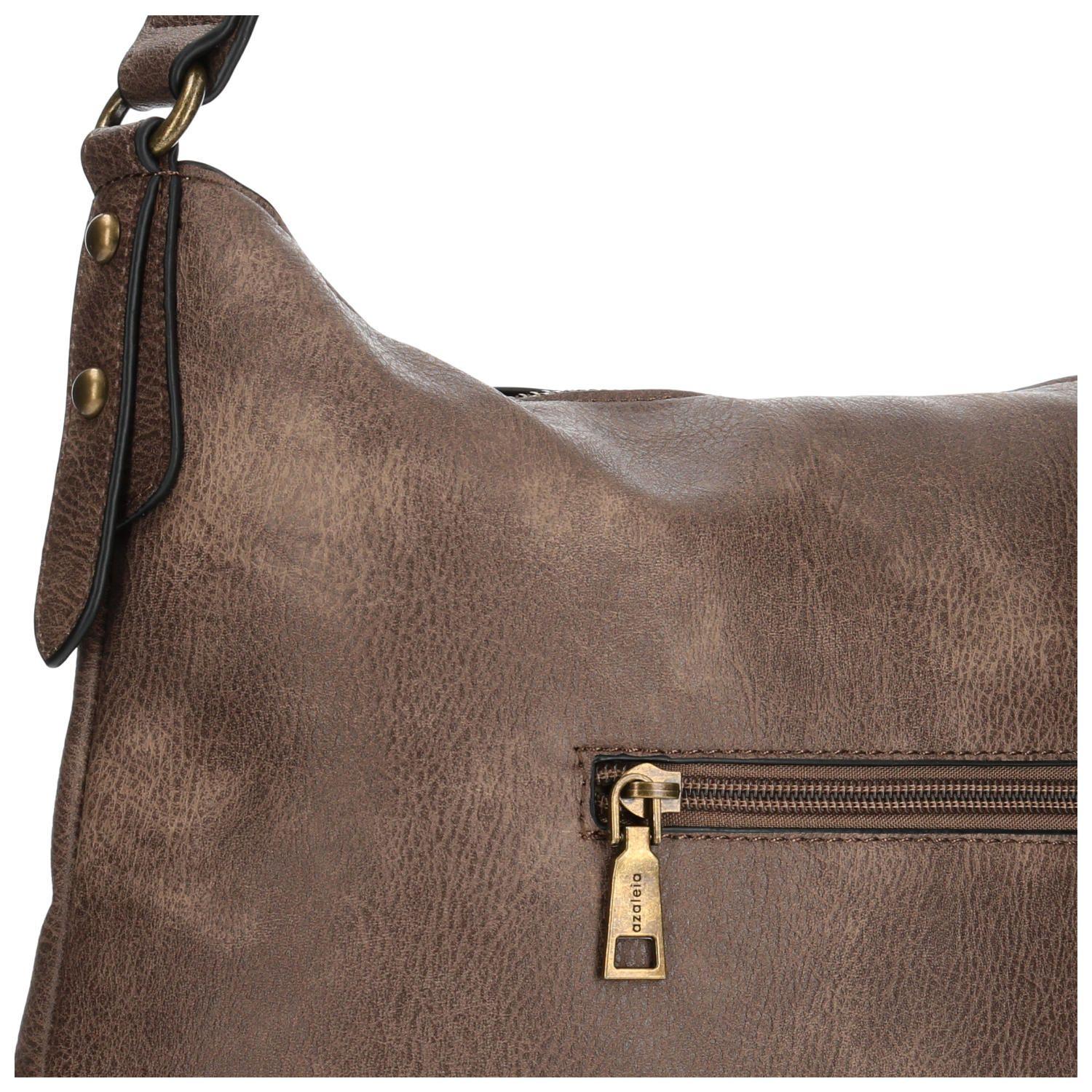 Cartera De Mano Casual Galeno Hobo Café Mujer-3