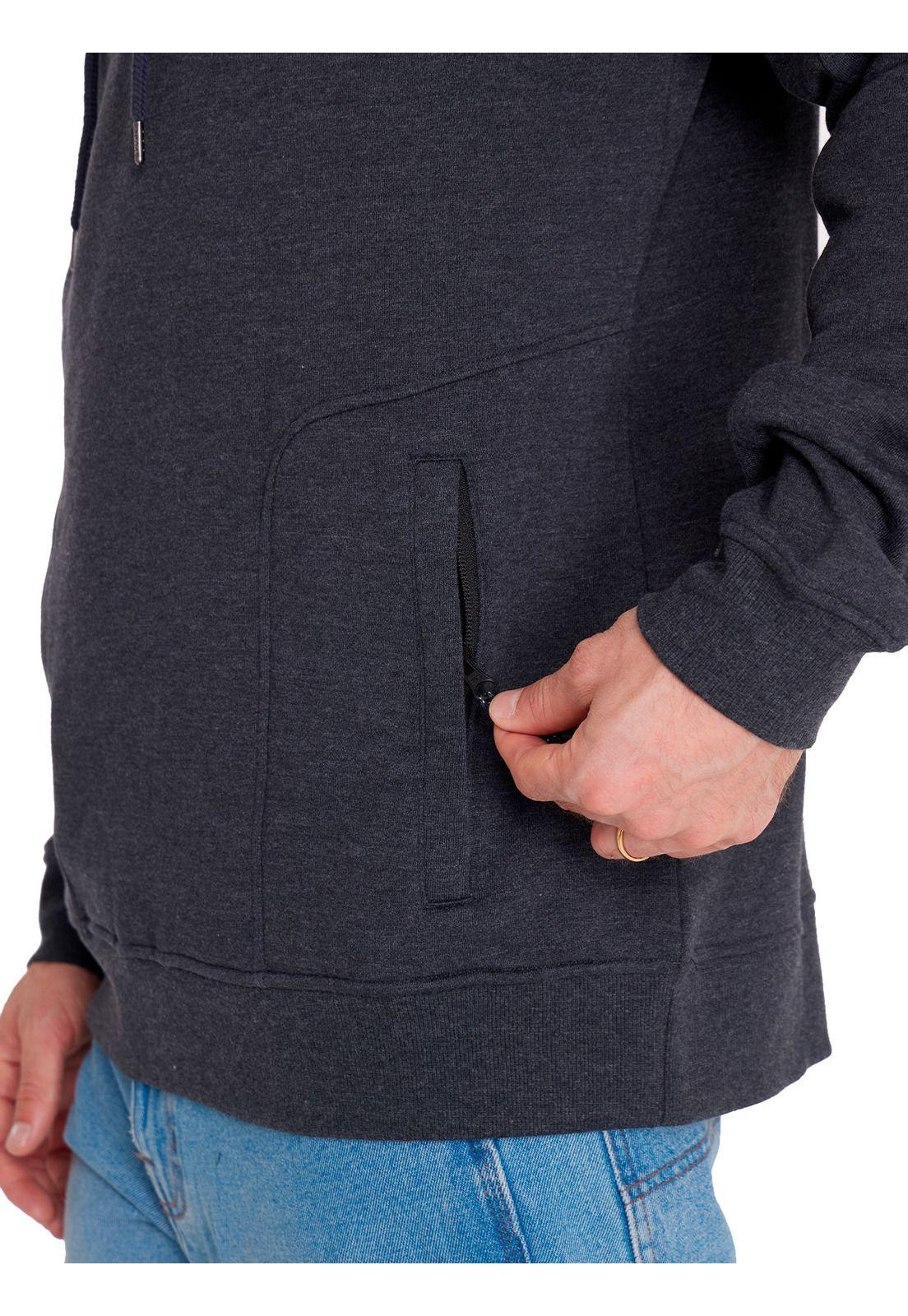 Polerón Hombre Hoodie Negro-3