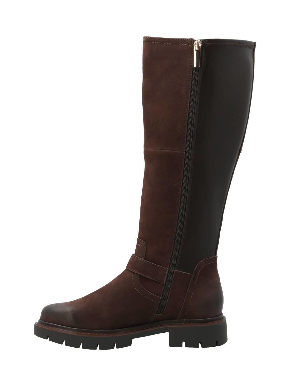 Bota Cuero Mujer Landd Chocolate-5