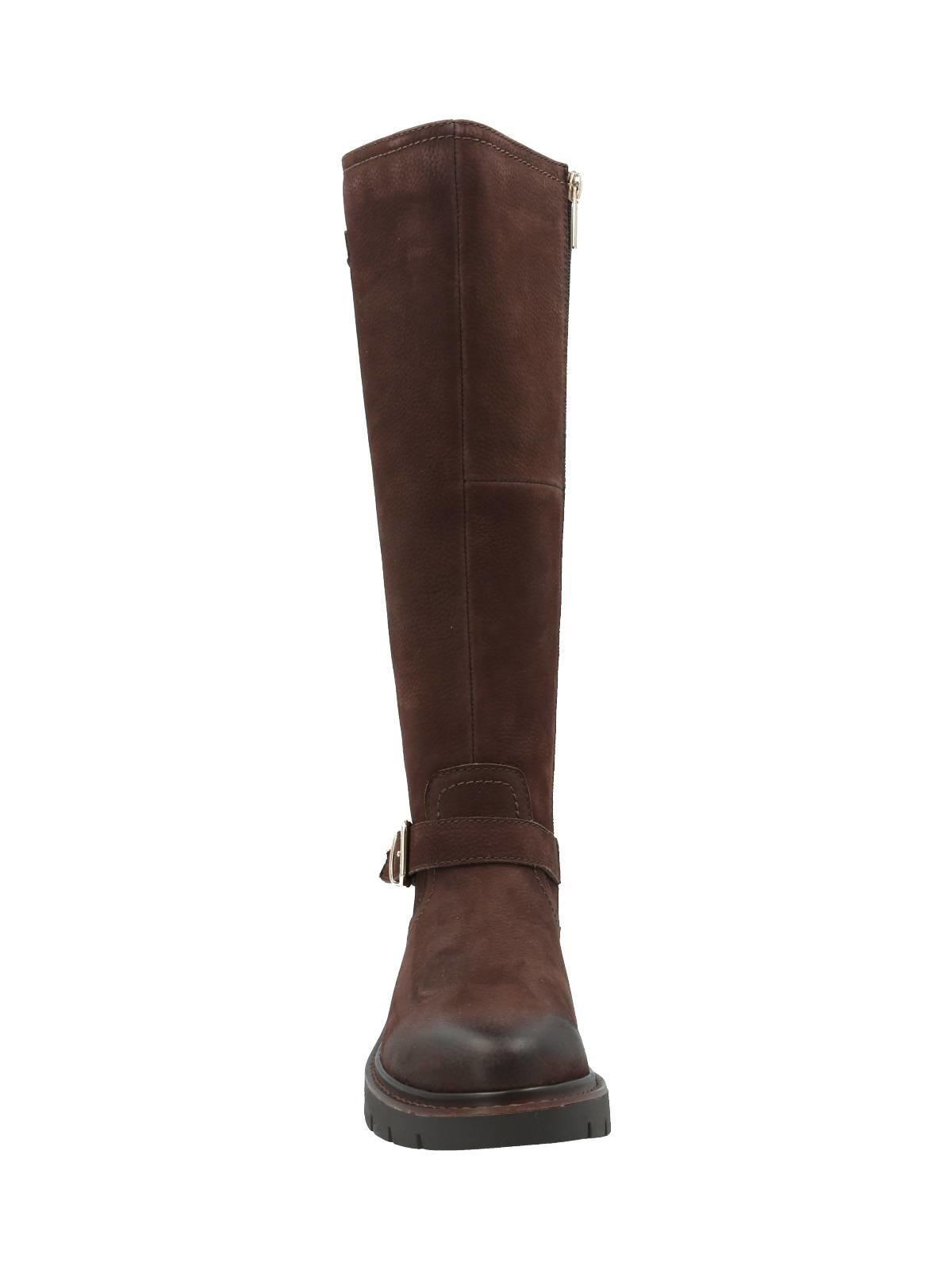 Bota Cuero Mujer Landd Chocolate-3