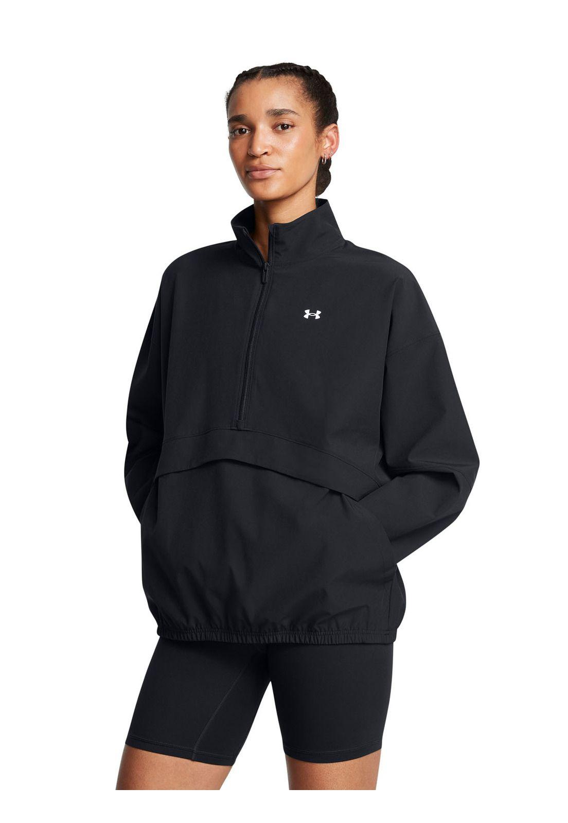 Chaqueta anorak ArmourSport mujer Negro-3