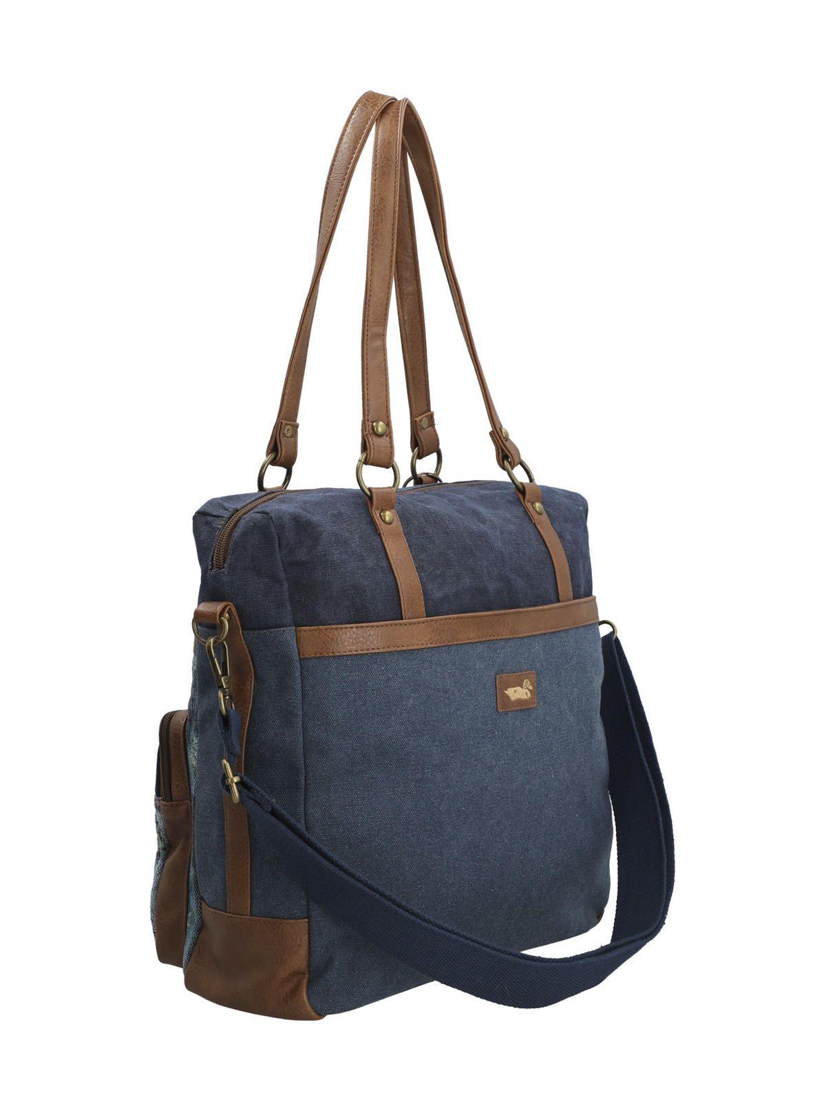 Cartera Textil Mujer Atzi Bag Azul-7