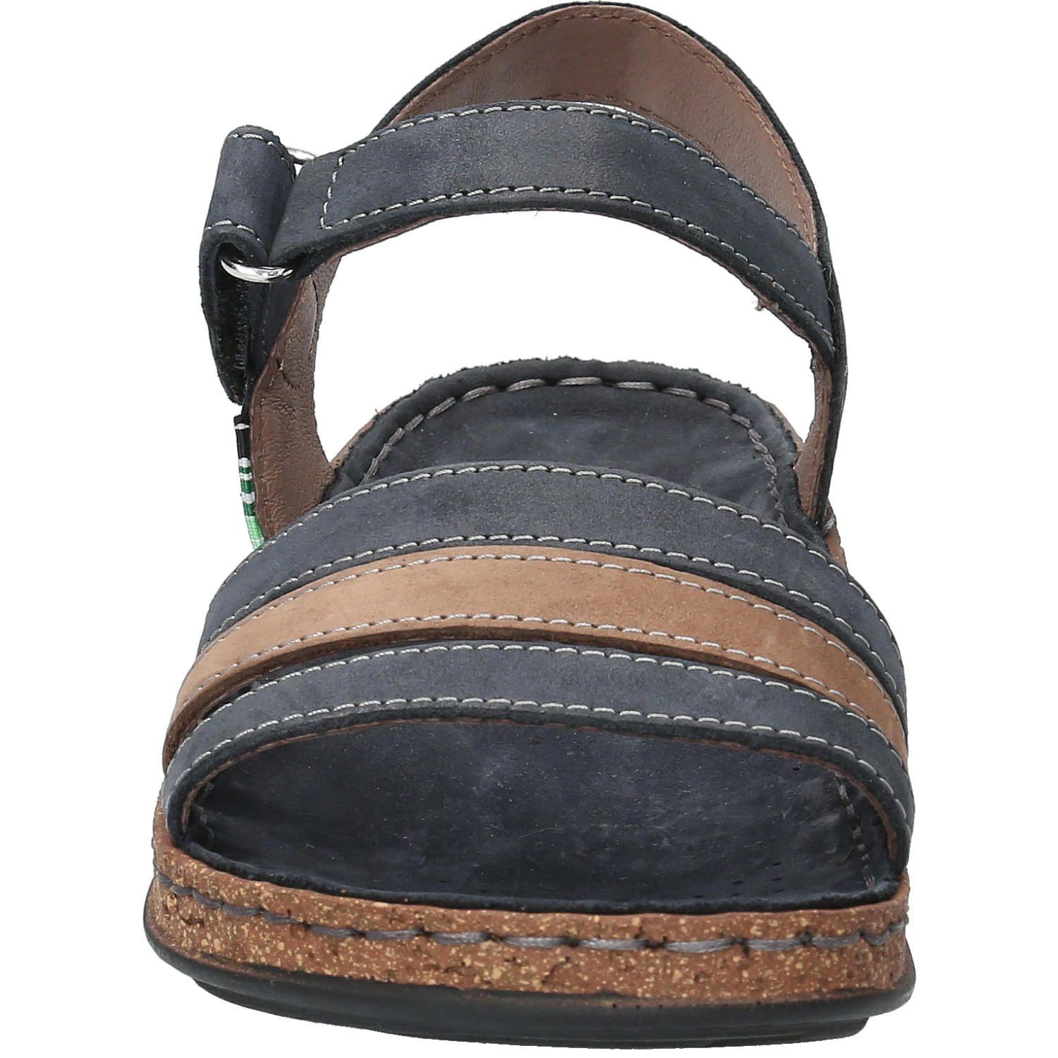 Sandalia Cuero Mujer Parklands Azul-3