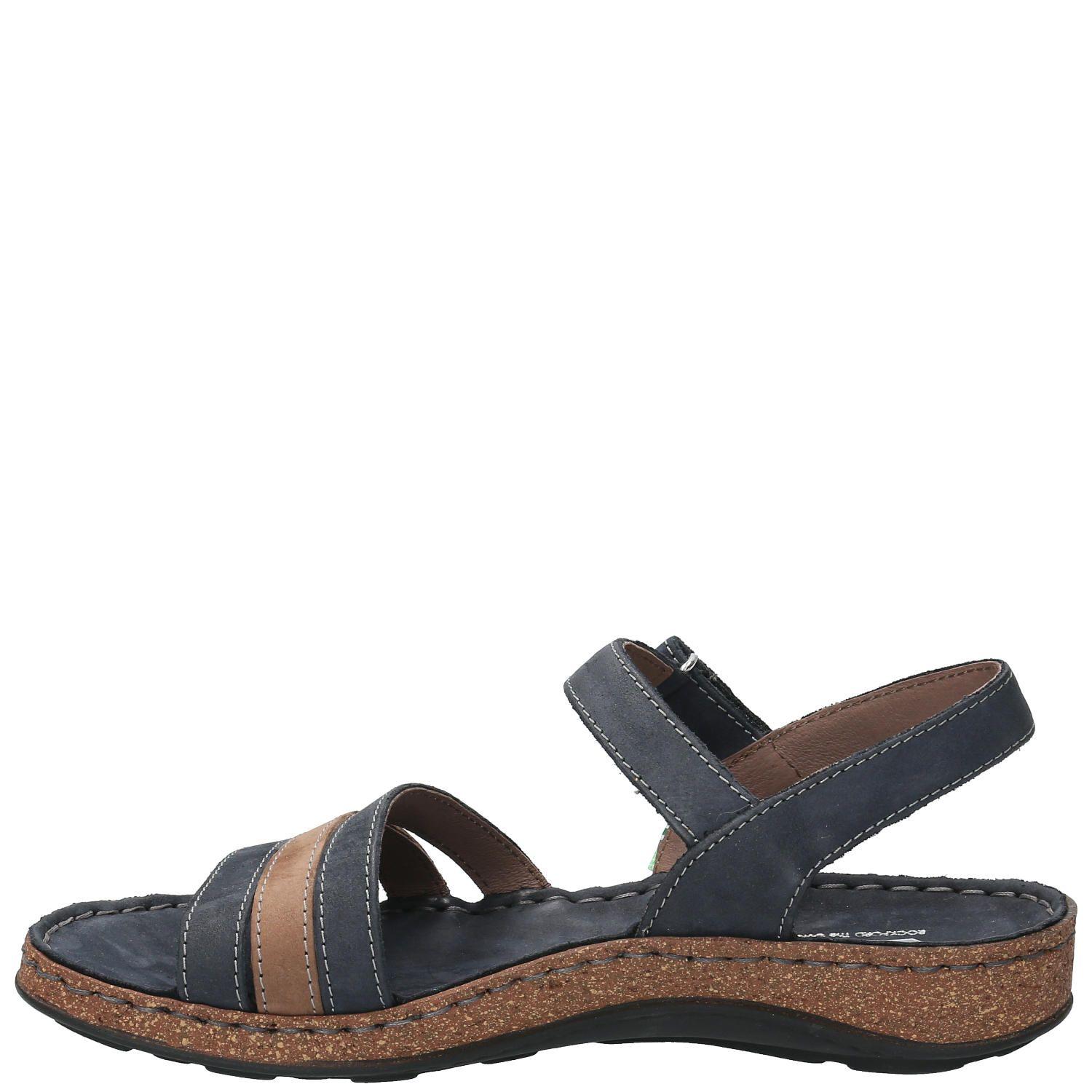Sandalia Cuero Mujer Parklands Azul-5