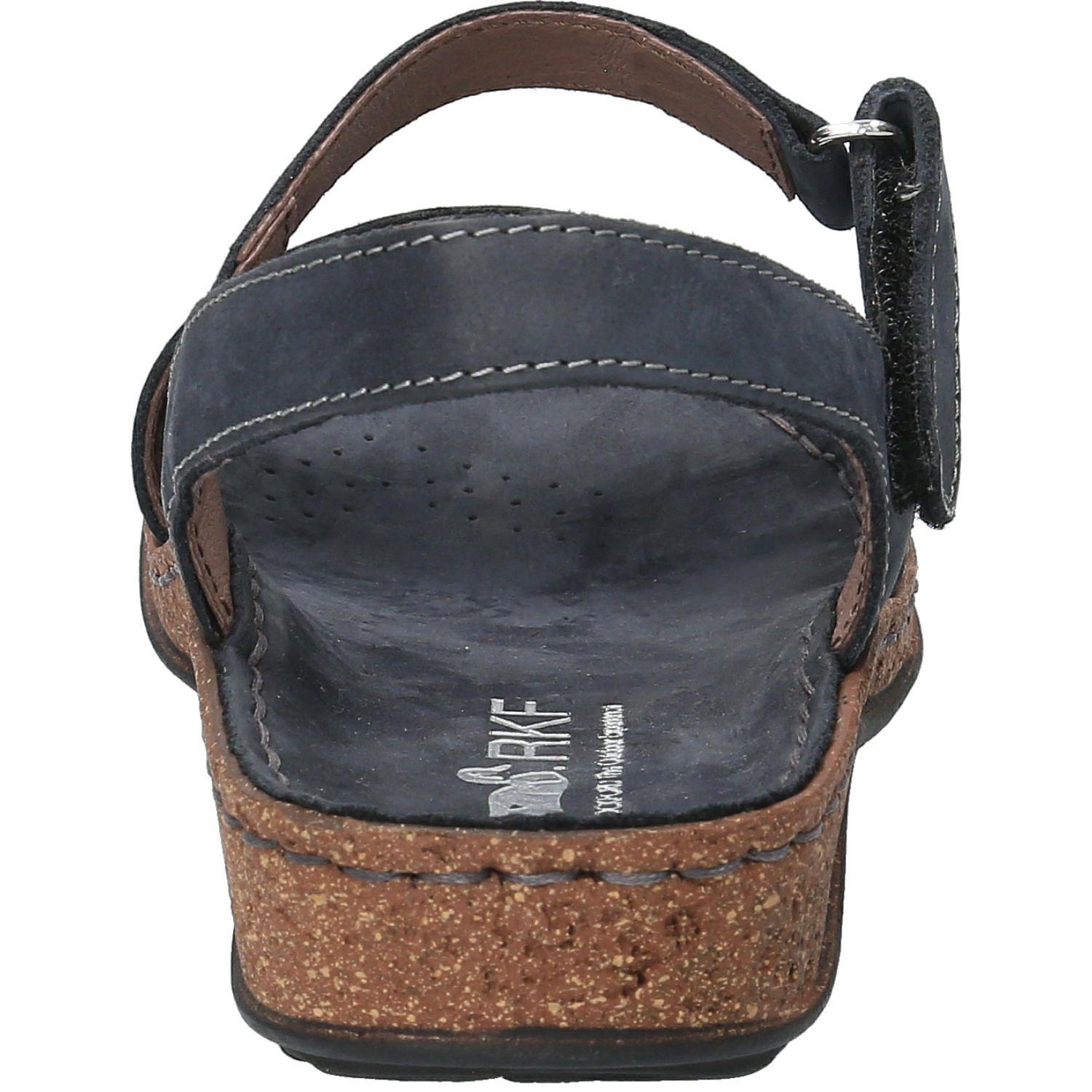 Sandalia Cuero Mujer Parklands Azul-6