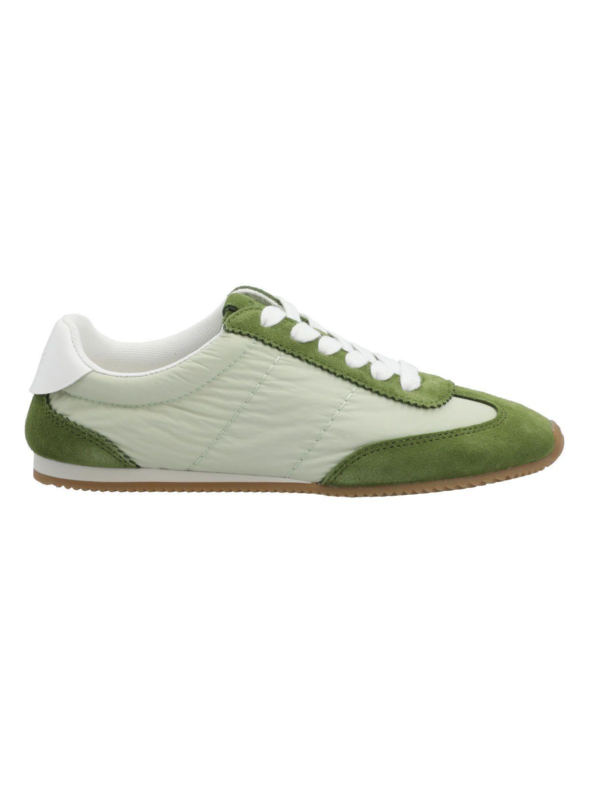 Zapatilla Cuero Mujer Hutt Verde-0