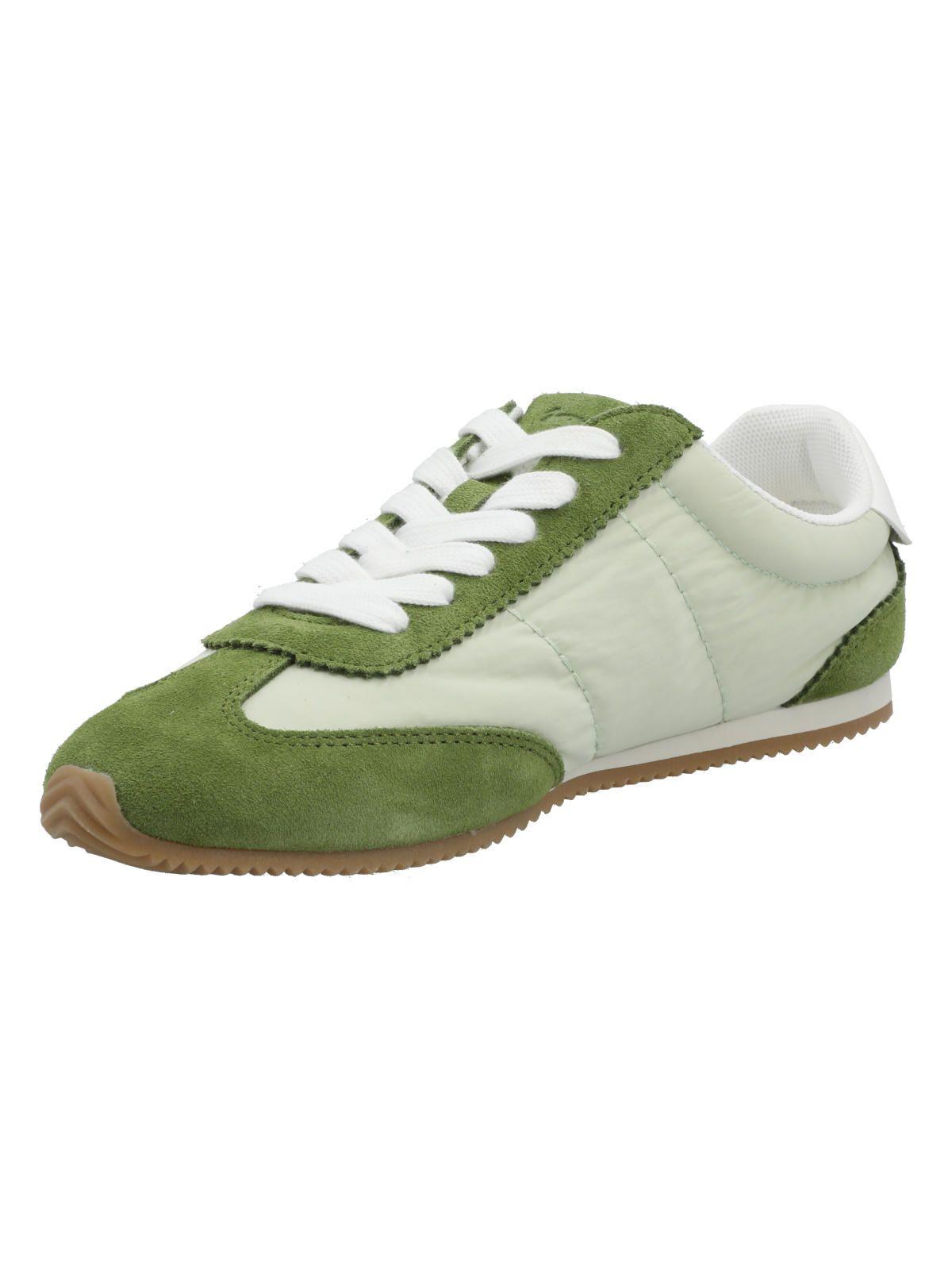 Zapatilla Cuero Mujer Hutt Verde-4