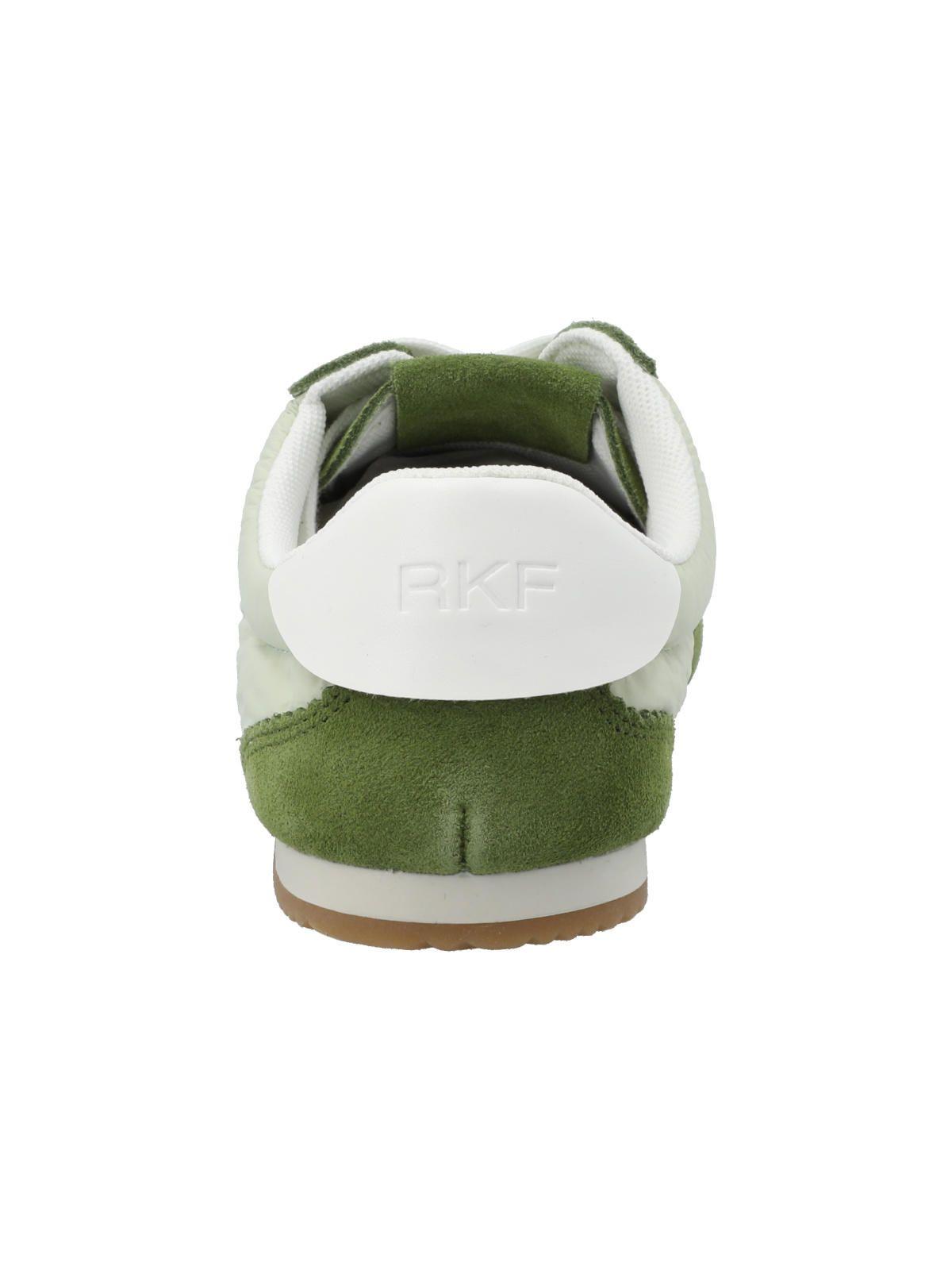 Zapatilla Cuero Mujer Hutt Verde-6
