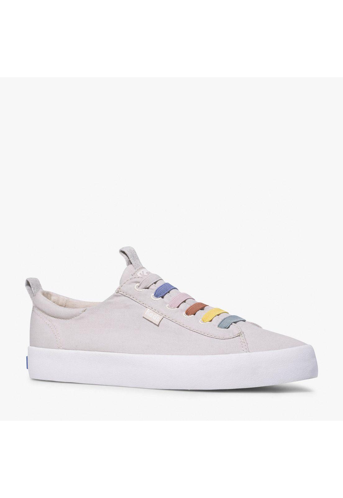 Zapatilla Mujer Kickback Crema-1