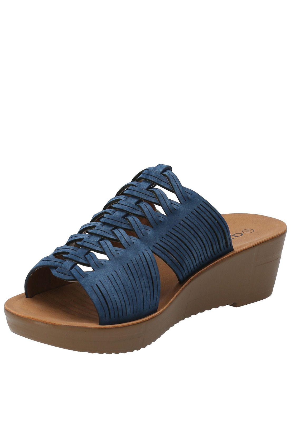 Sandalia Dalia Azul Mujer-4