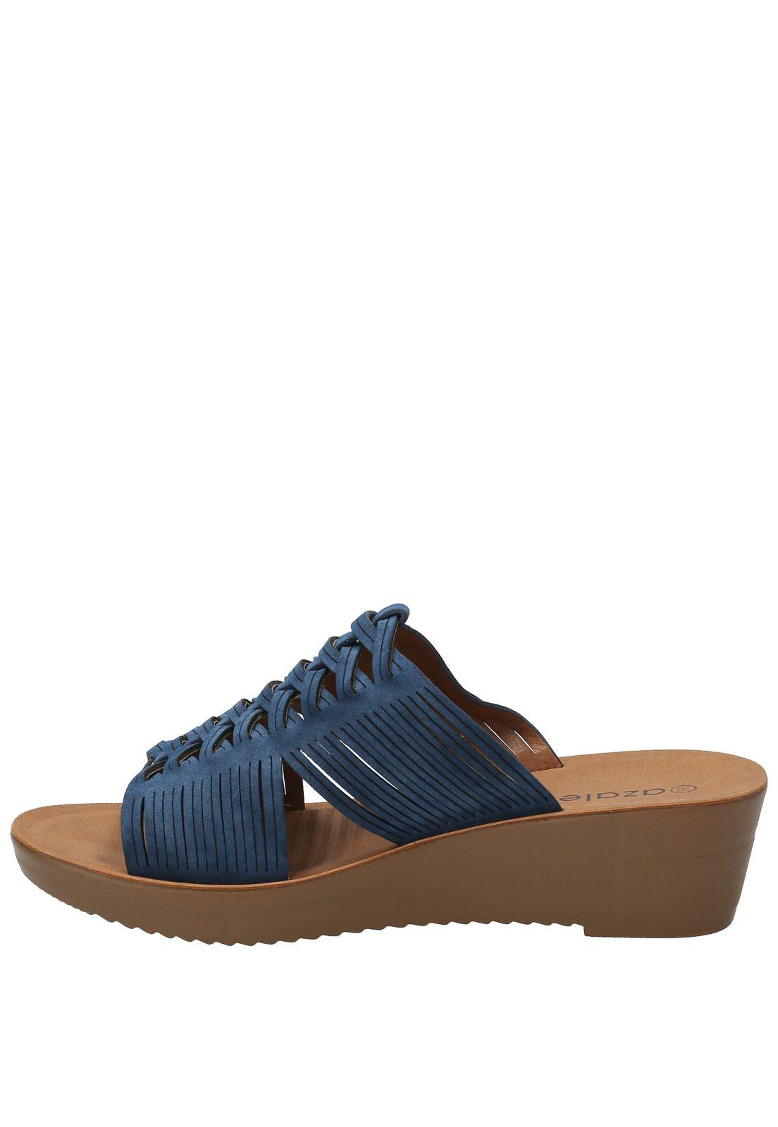 Sandalia Dalia Azul Mujer-5